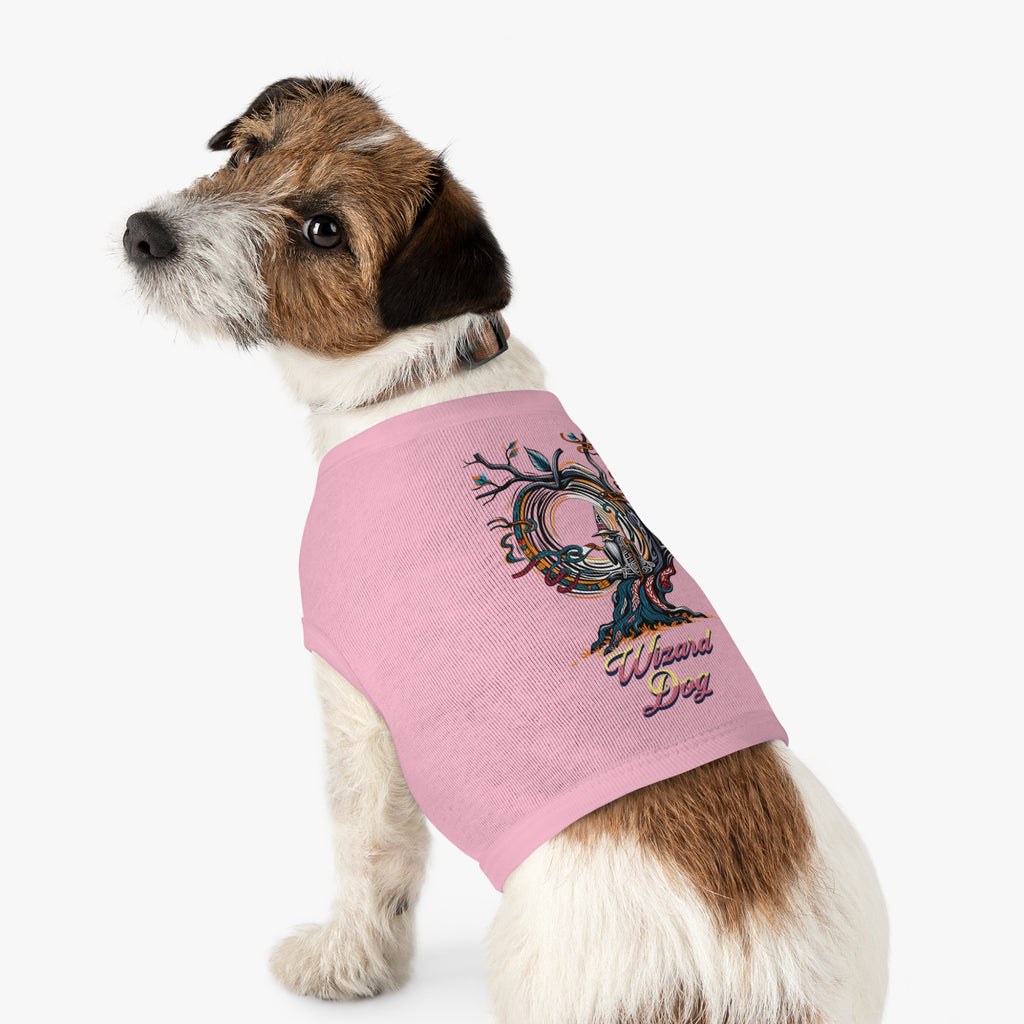 Wizard Dog Pet Tank Top, Cute Dog Shirt, Pet Apparel, Adorable Pet Gift, Dog Lover Gift, Halloween Dog Costume