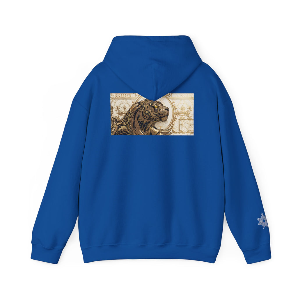Hoodie — Vintage Steampunk Lion Crest Back Print