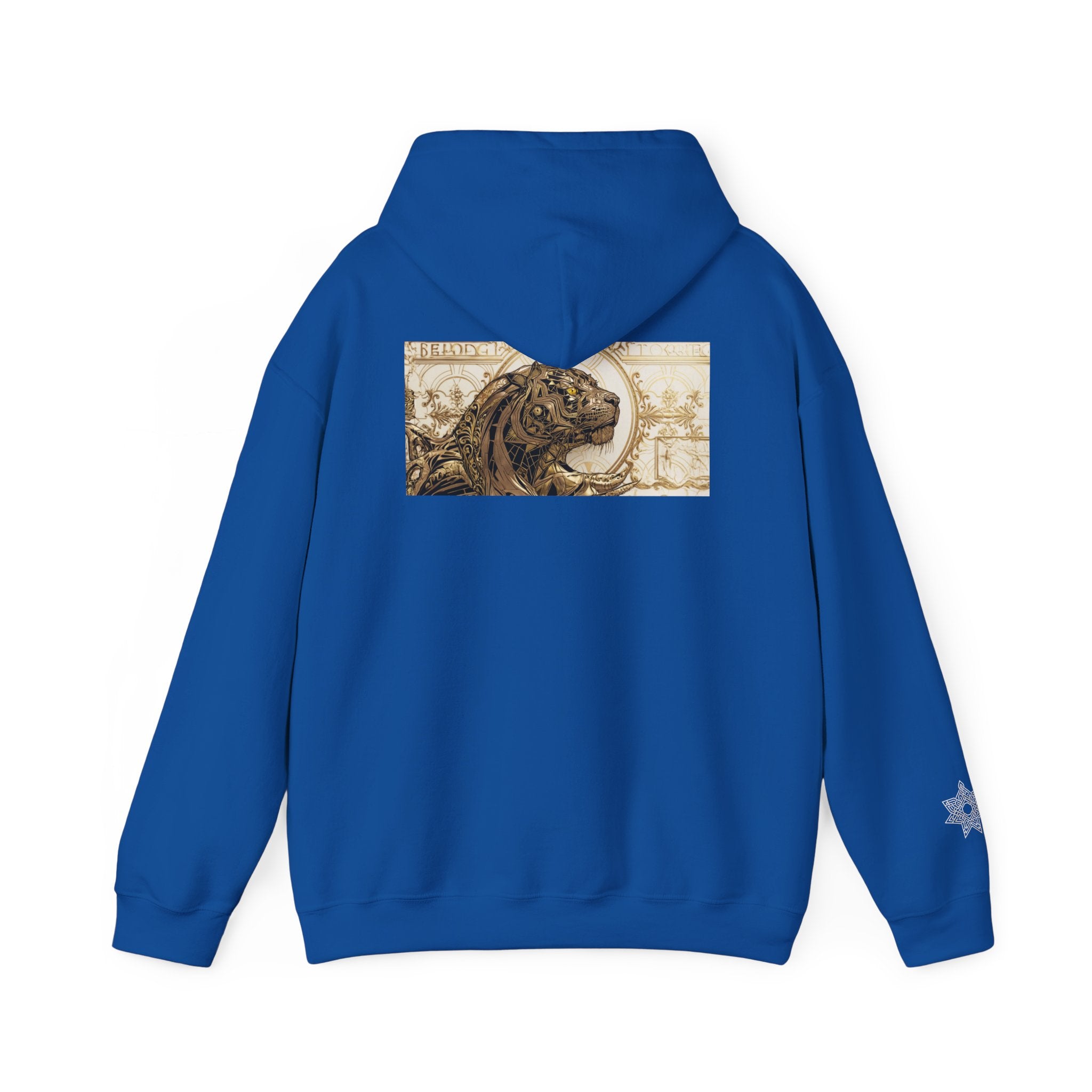 Hoodie — Vintage Steampunk Lion Crest Back Print