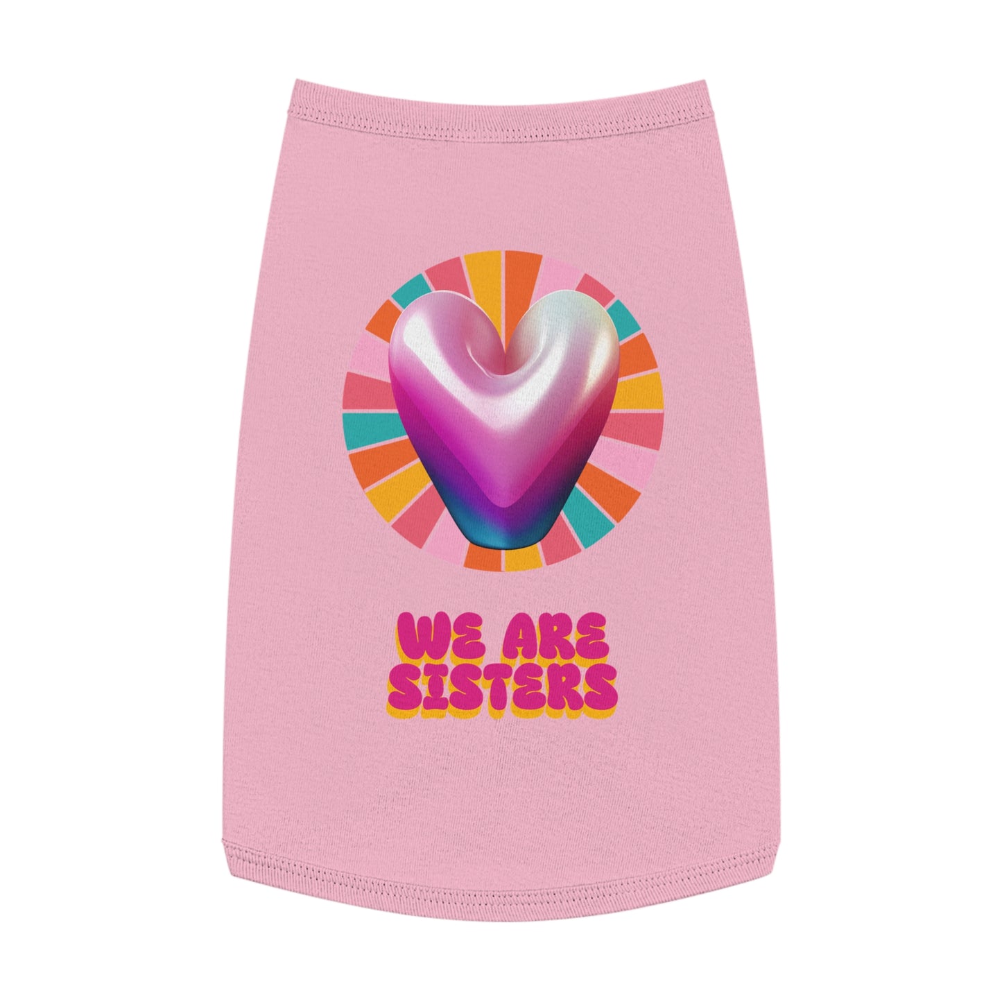 Joyful Pet Tank Top | We Are Sisters | Fun Dog Apparel, Summer Pet Wear, Cute Pet Gifts, Pet Fashion
