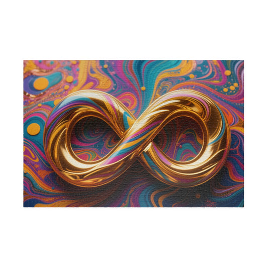 Infinity Puzzle Art -  1014-piece, Fun for Family Game Night, Unique Gift for All Ages, Colorful Decor, Mindfulness Activity