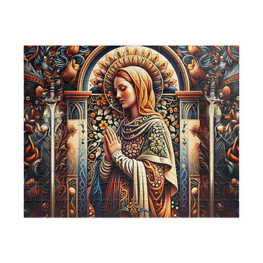 Puzzle of Serenity | Religious Art Puzzle, Jigsaw Puzzle for Meditation, Spiritual Gift, Home Decor, Mindfulness Activity