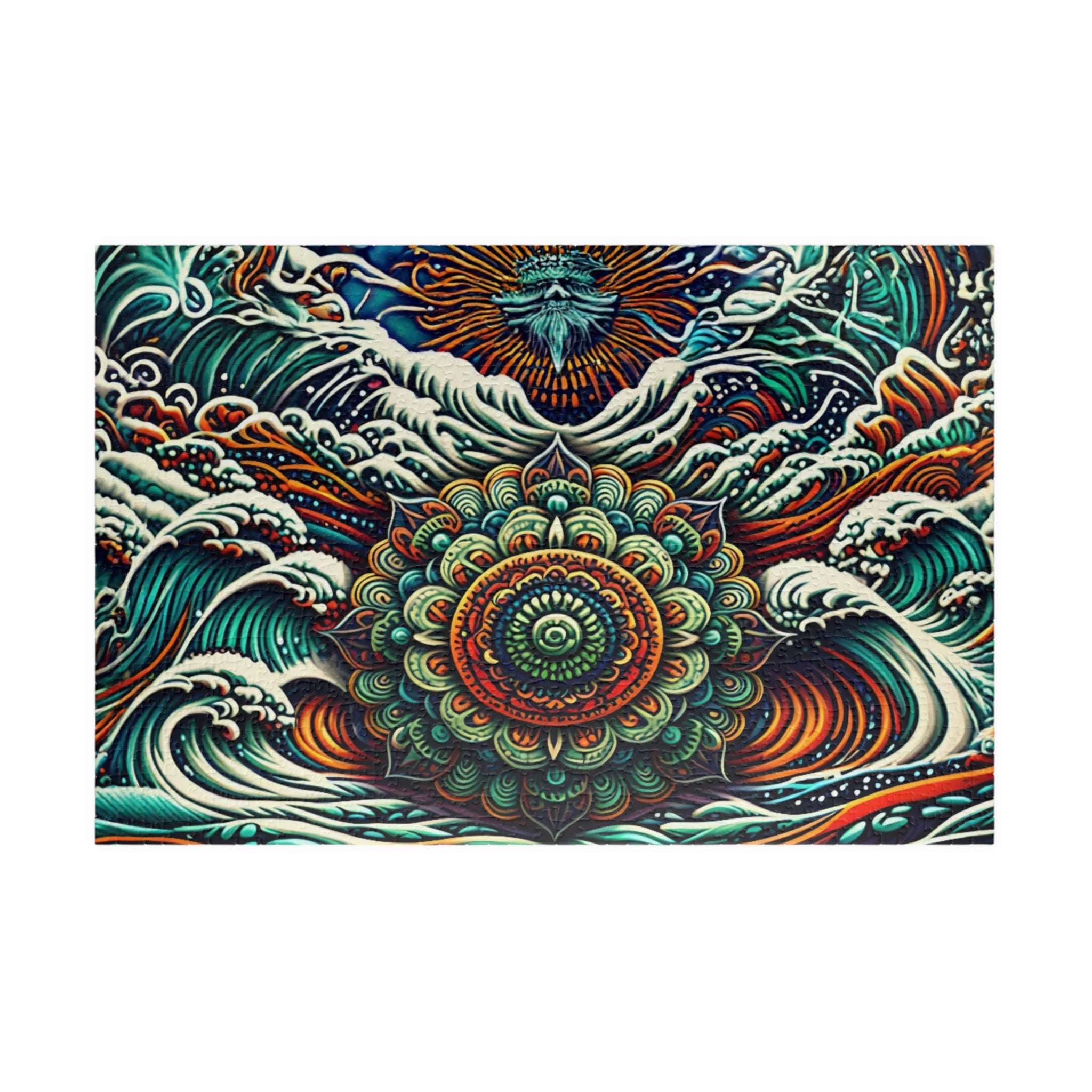 Intricate Mandala Puzzle, Meditation Art Puzzle, Relaxing Activity, Mindfulness Gift, Family Game Night, Home Decor Puzzle