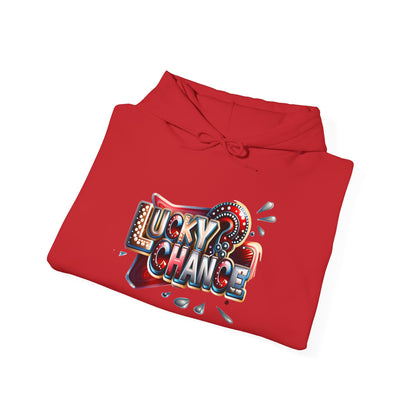 Lucky Chance Hooded Sweatshirt | Cozy Comfort, Unisex Hoodie, Perfect for Casual Outings, Great Gift for Birthdays, Lucky Charm Apparel