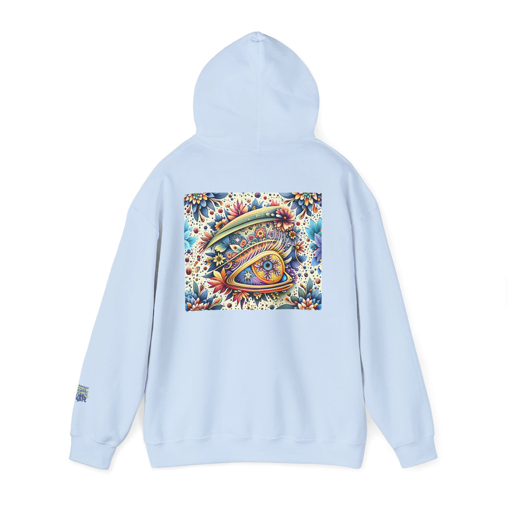 Happy Person Hoodie — Colorful Psychedelic Eye Art Pullover