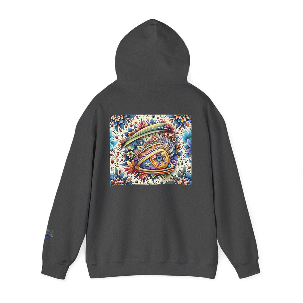 Happy Person Hoodie — Colorful Psychedelic Eye Art Pullover
