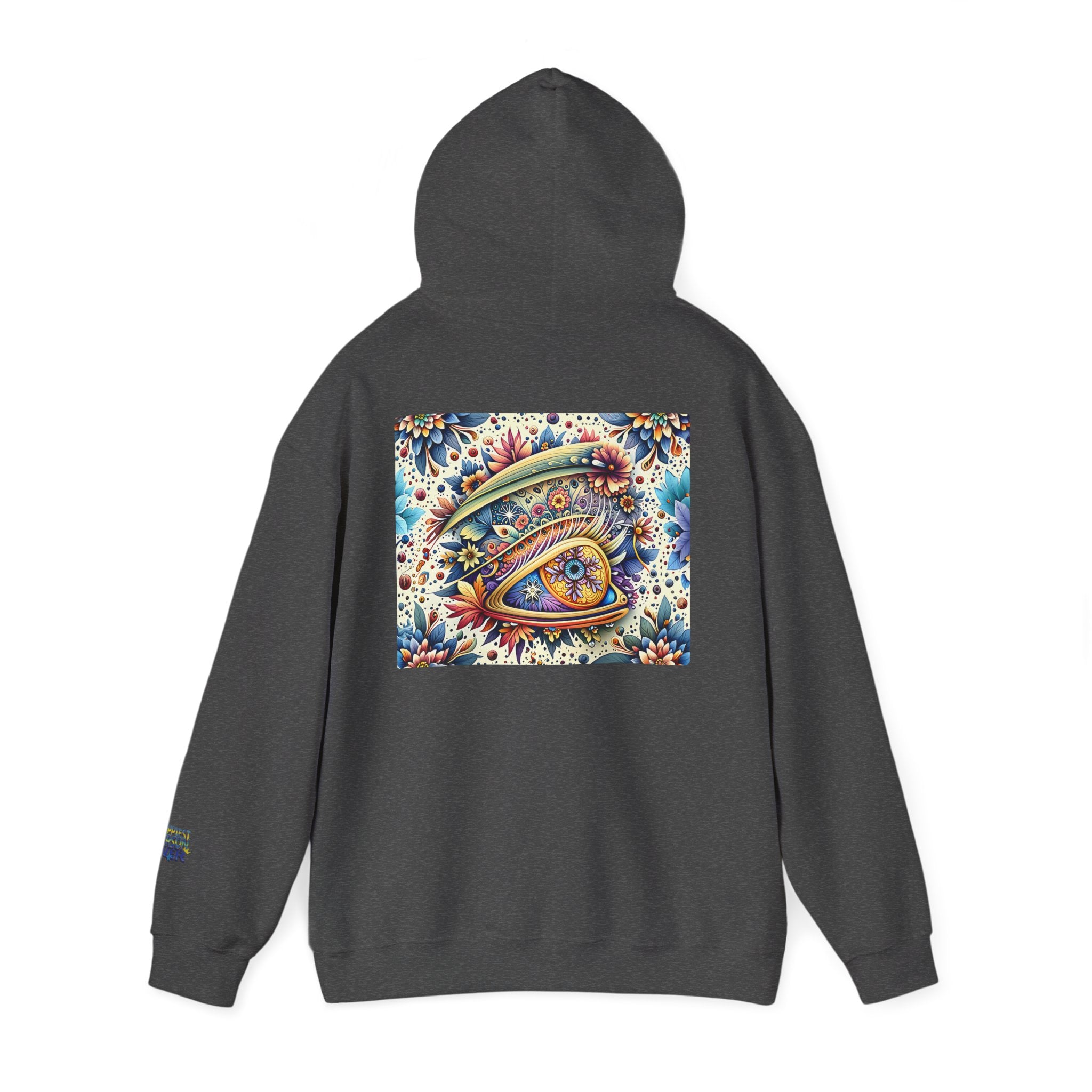 Happy Person Hoodie — Colorful Psychedelic Eye Art Pullover