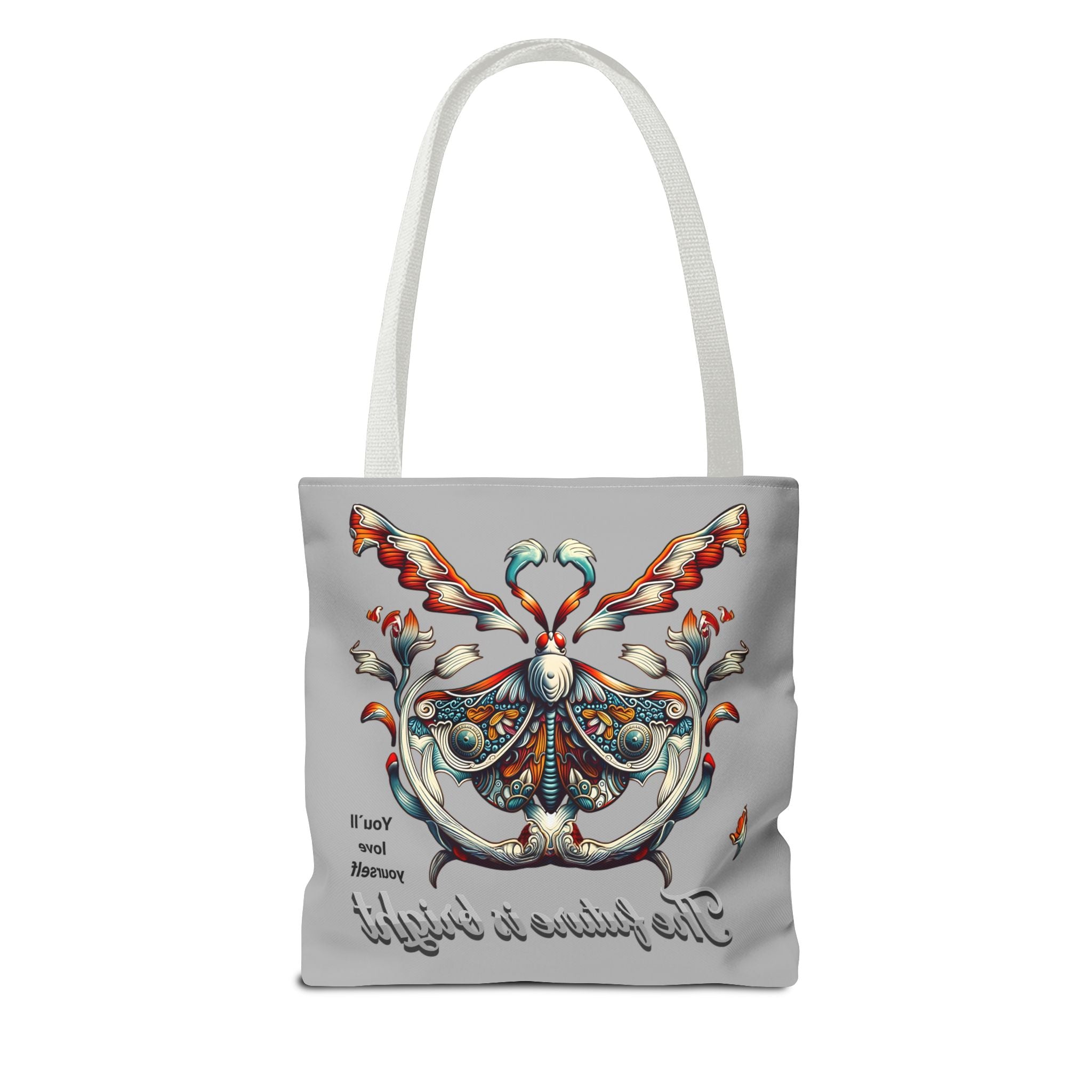 Tote Bag — 'The Future Is Bright' Decorative Butterfly Tote