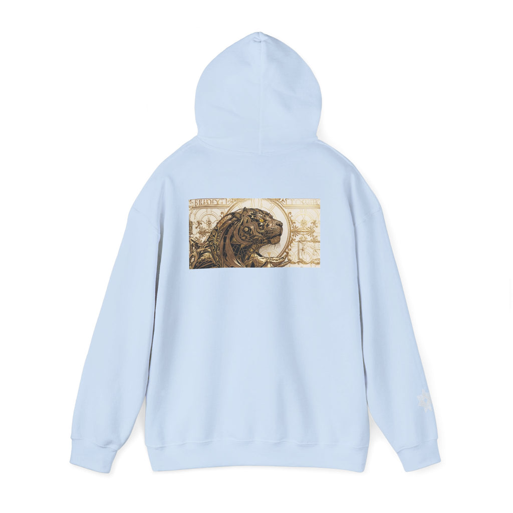 Hoodie — Vintage Steampunk Lion Crest Back Print