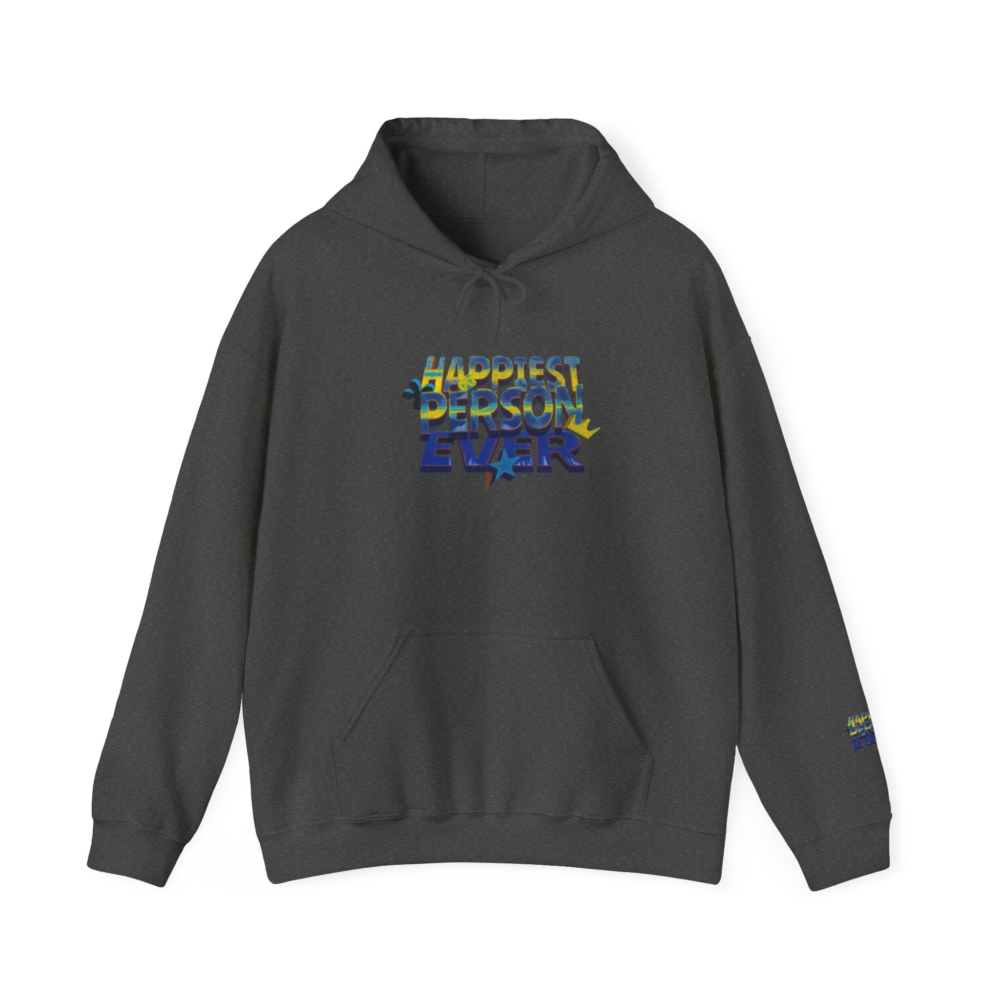 Happy Person Hoodie — Colorful Psychedelic Eye Art Pullover