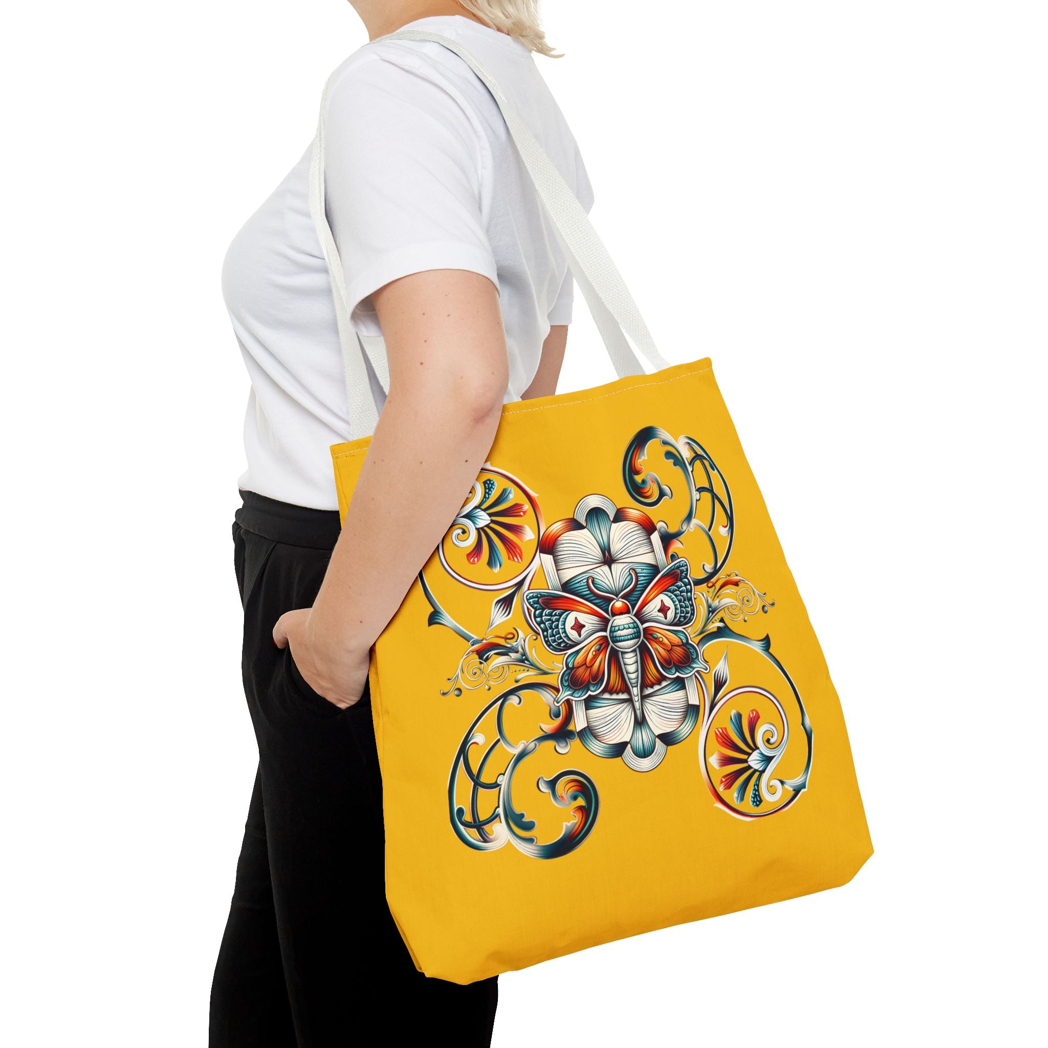 Butterfly Heart Tote Bag
