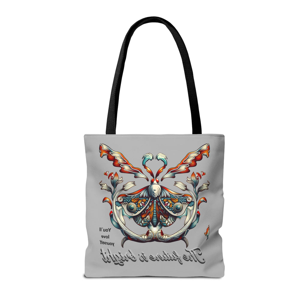 Tote Bag — 'The Future Is Bright' Decorative Butterfly Tote