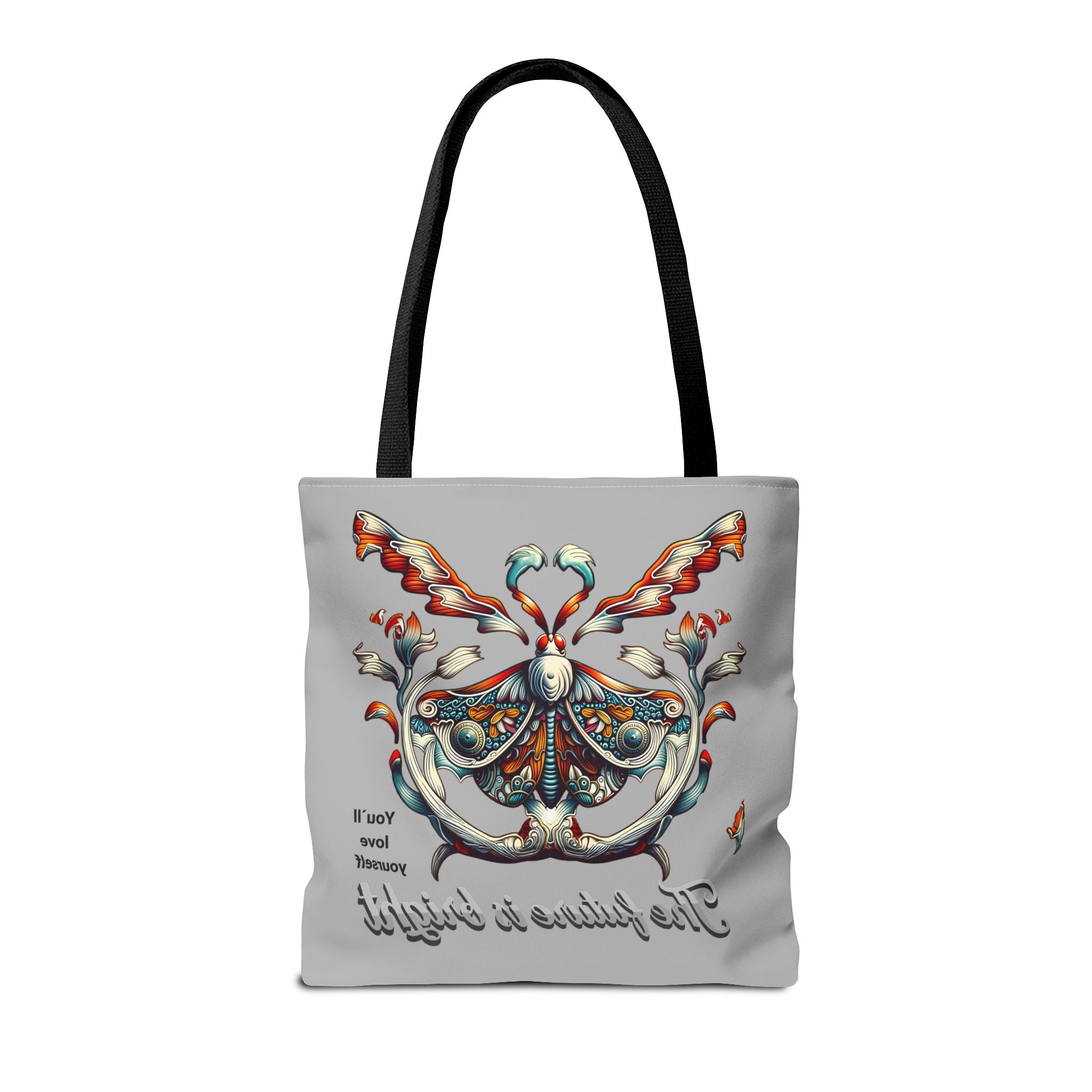 Tote Bag — 'The Future Is Bright' Decorative Butterfly Tote