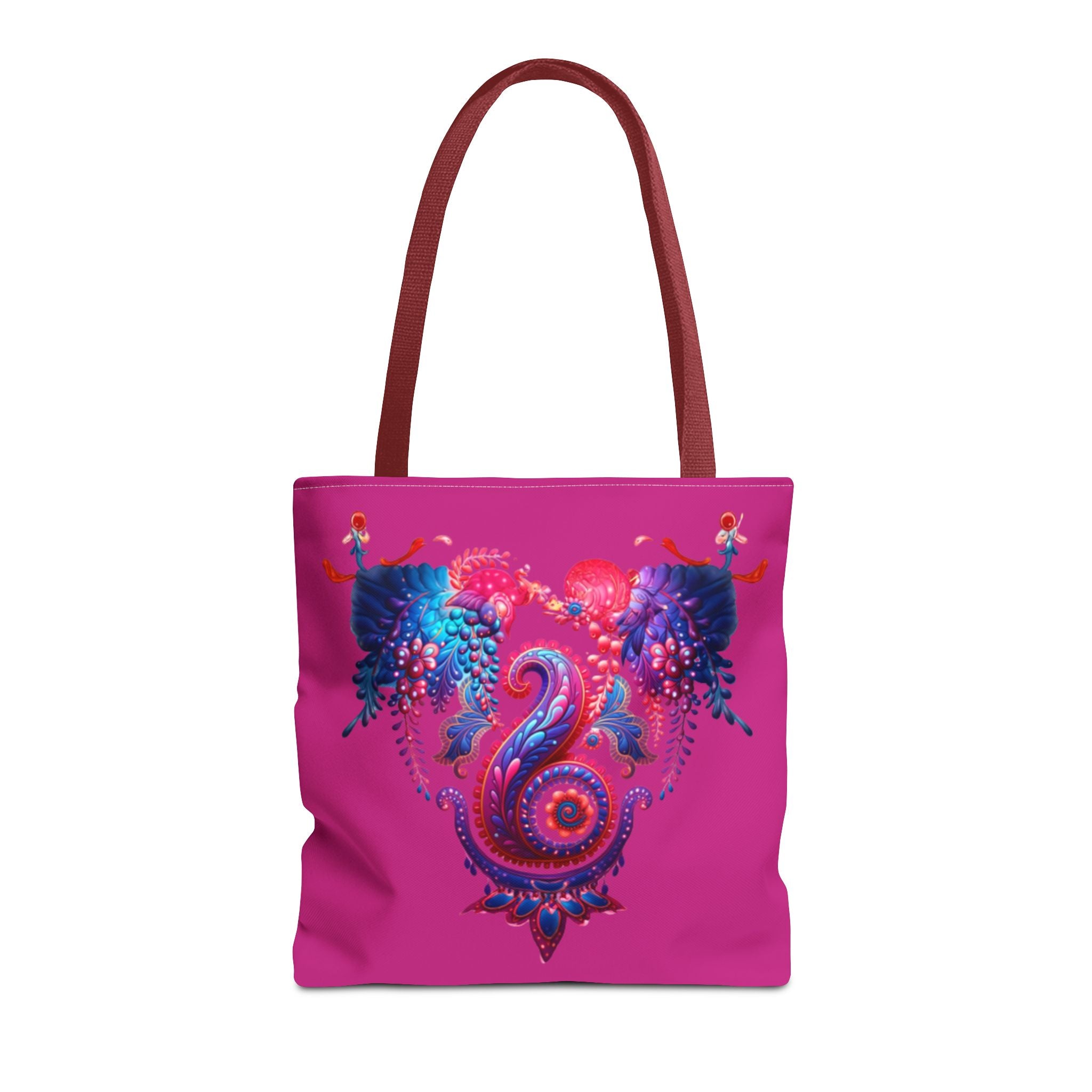 Vibrant Seahorse Tote Bag, Boho Style Bag, Beach Tote, Gift for Her, Colorful Canvas Bag, Eco-Friendly Shopping Bag