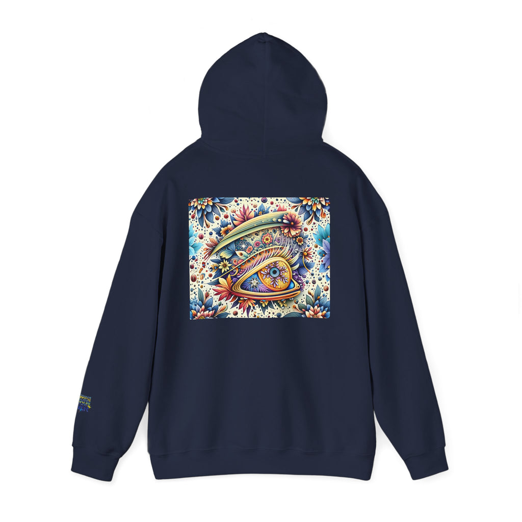 Happy Person Hoodie — Colorful Psychedelic Eye Art Pullover