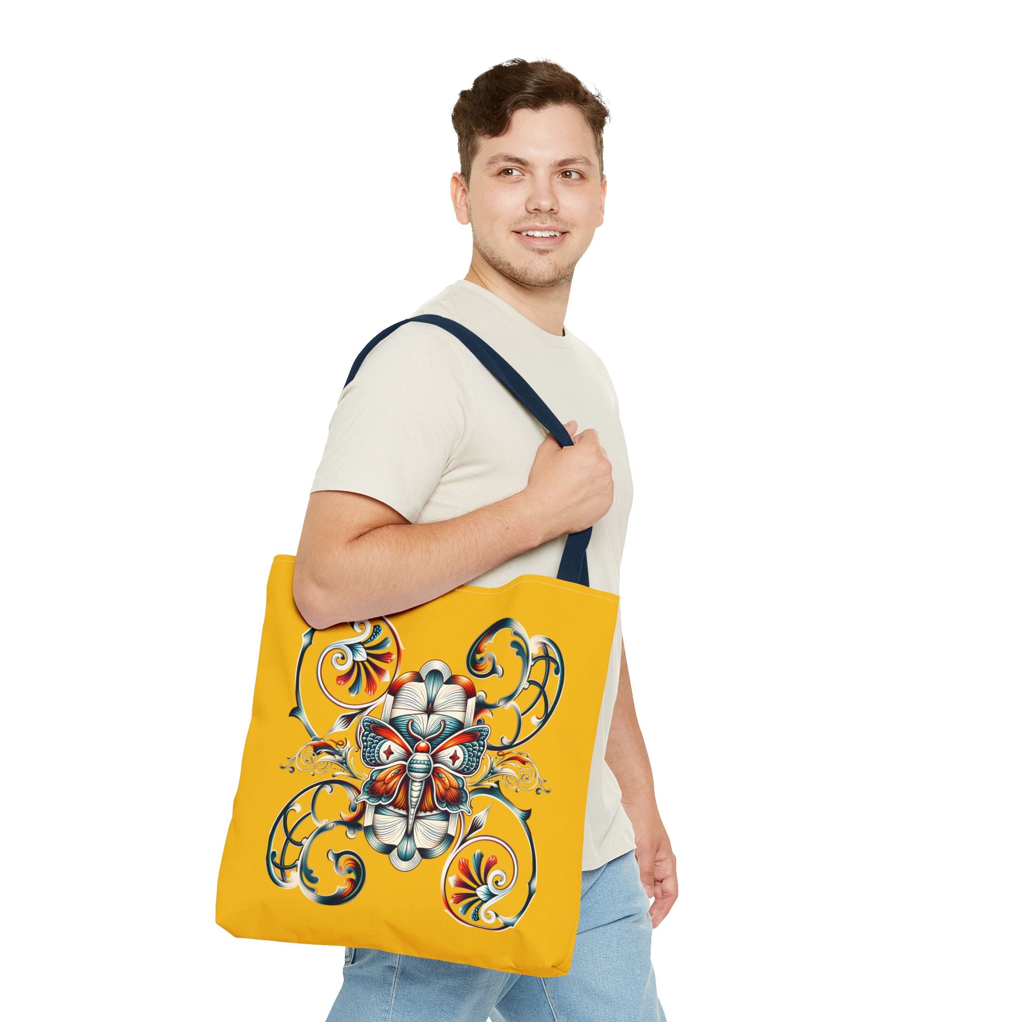 Butterfly Heart Tote Bag