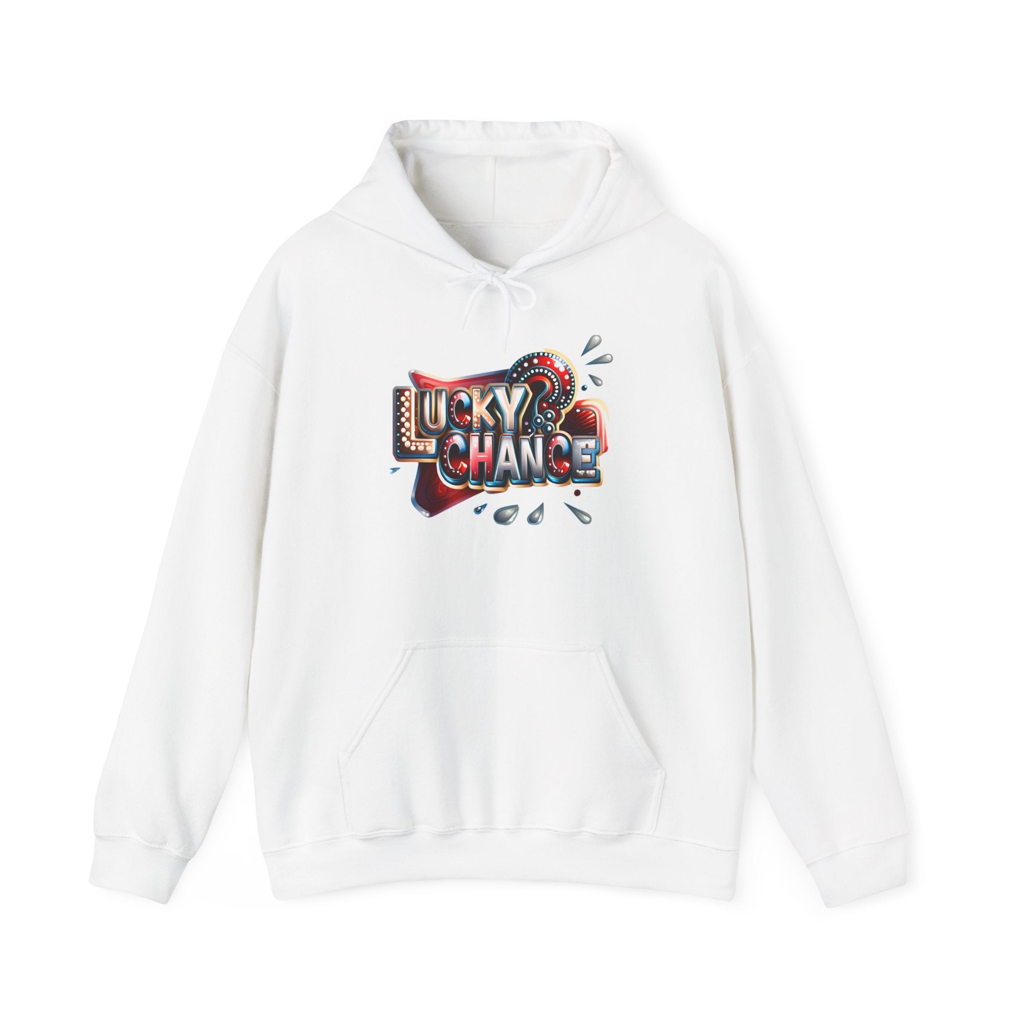 Lucky Chance Hooded Sweatshirt | Cozy Comfort, Unisex Hoodie, Perfect for Casual Outings, Great Gift for Birthdays, Lucky Charm Apparel