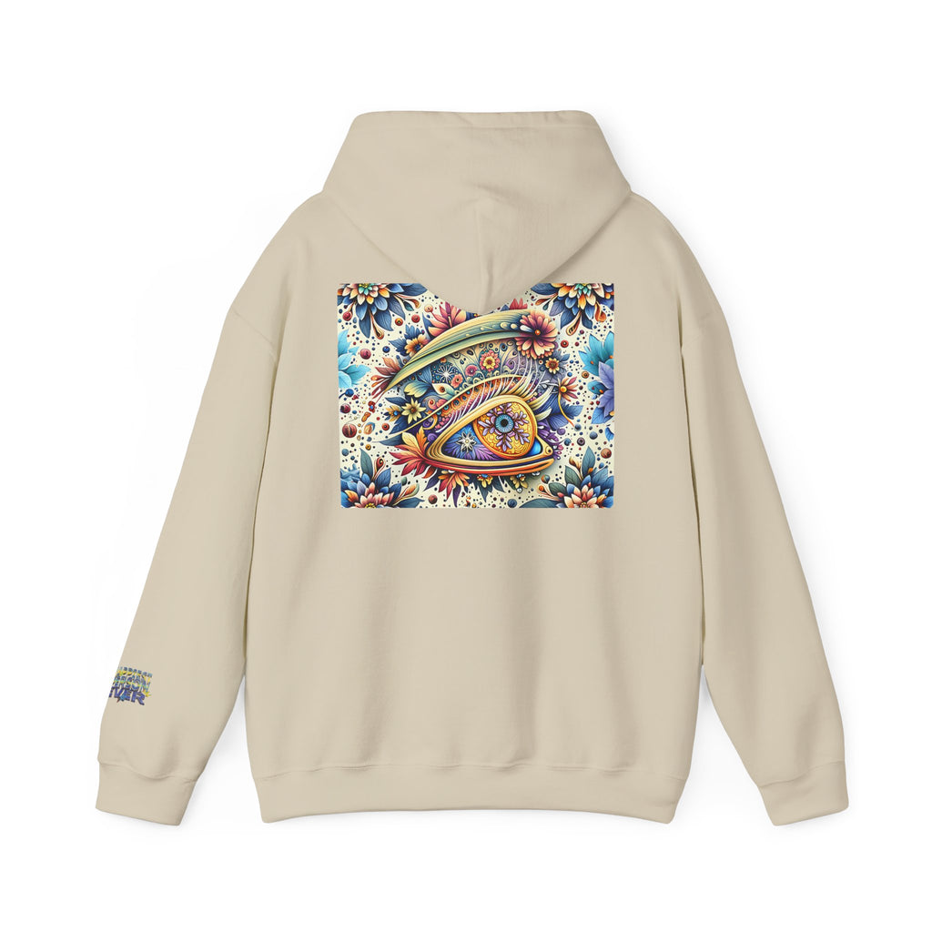 Happy Person Hoodie — Colorful Psychedelic Eye Art Pullover