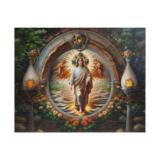 Spiritual Art Puzzle – 110, 252, 520, 1014-Pieces, Puzzle Gift, Meditation Decor, Mindfulness Activity, Unique Home Decor