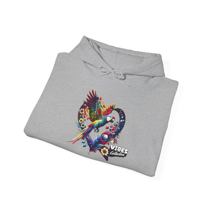 Colorful Heart Design Unisex Hoodie, Cozy Sweatshirt for Everyday Wear, Gift for Him/Her, Perfect for Valentine's Day, Casual Layering