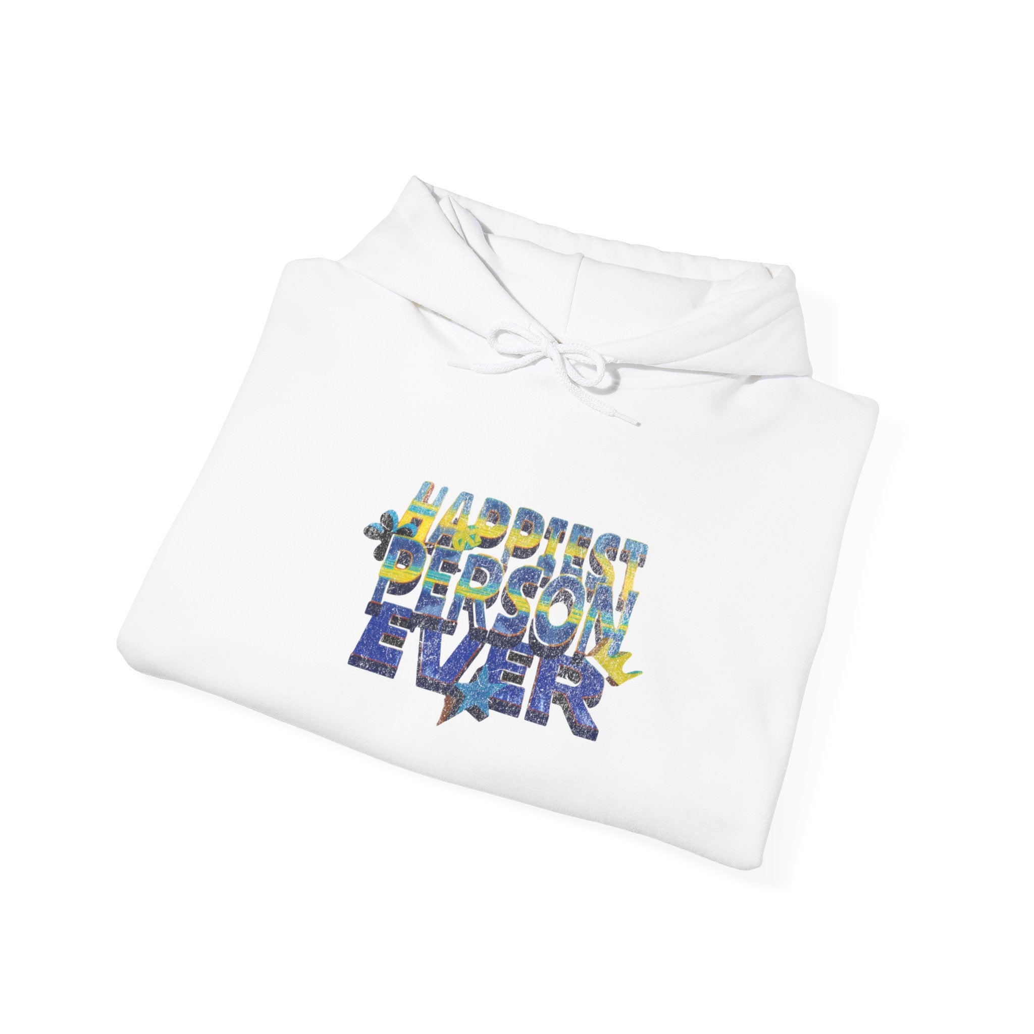 Happy Person Hoodie — Colorful Psychedelic Eye Art Pullover