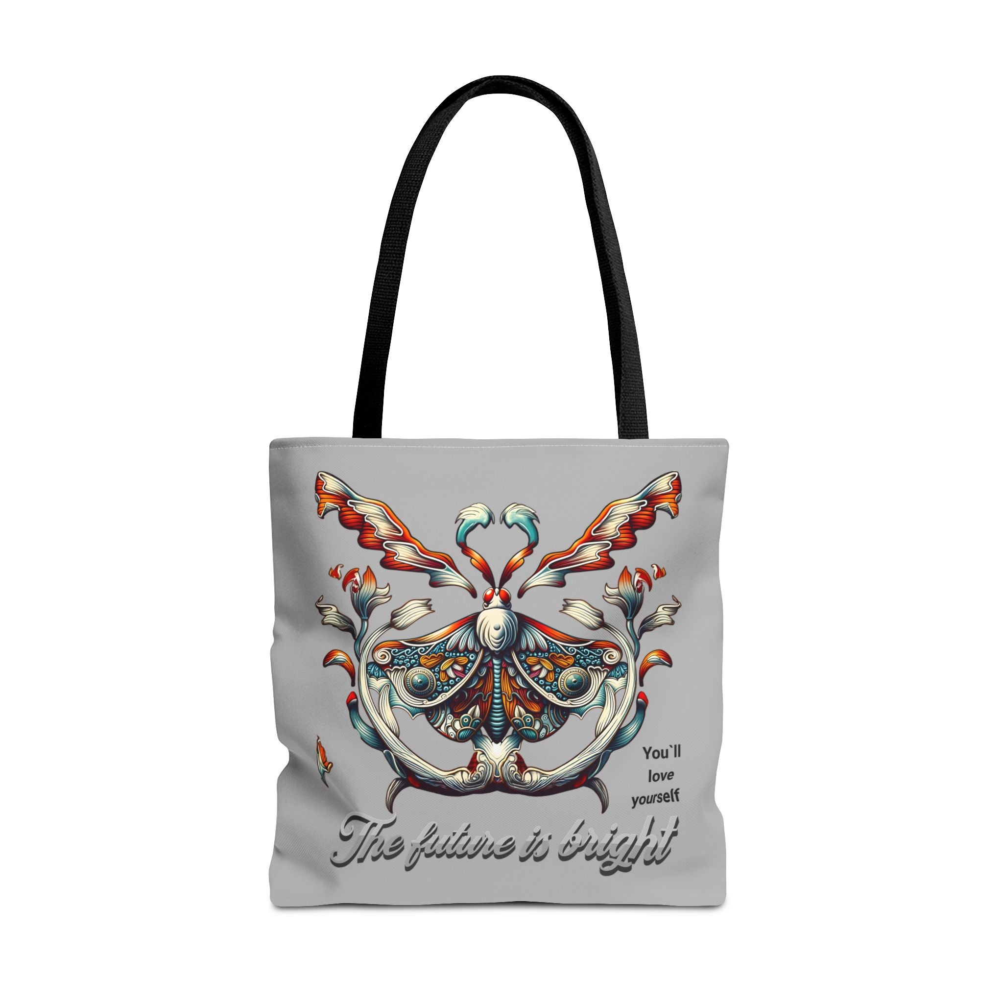Tote Bag — 'The Future Is Bright' Decorative Butterfly Tote