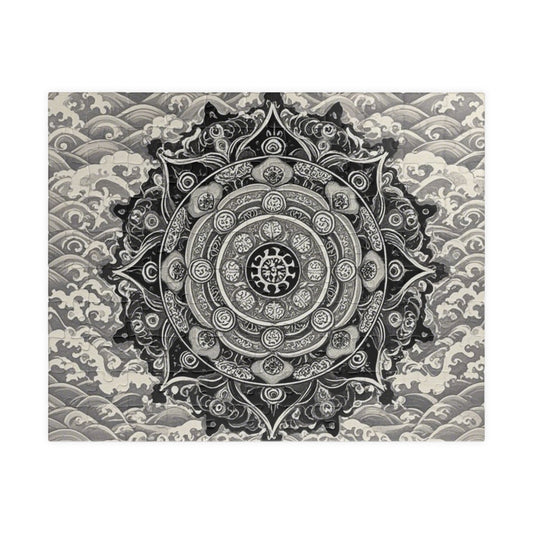 Intricate Mandala Puzzle | 110, 252, 520, 1014-Piece | Mindfulness Gift, Home Decor, Relaxation, Family Fun, Meditation