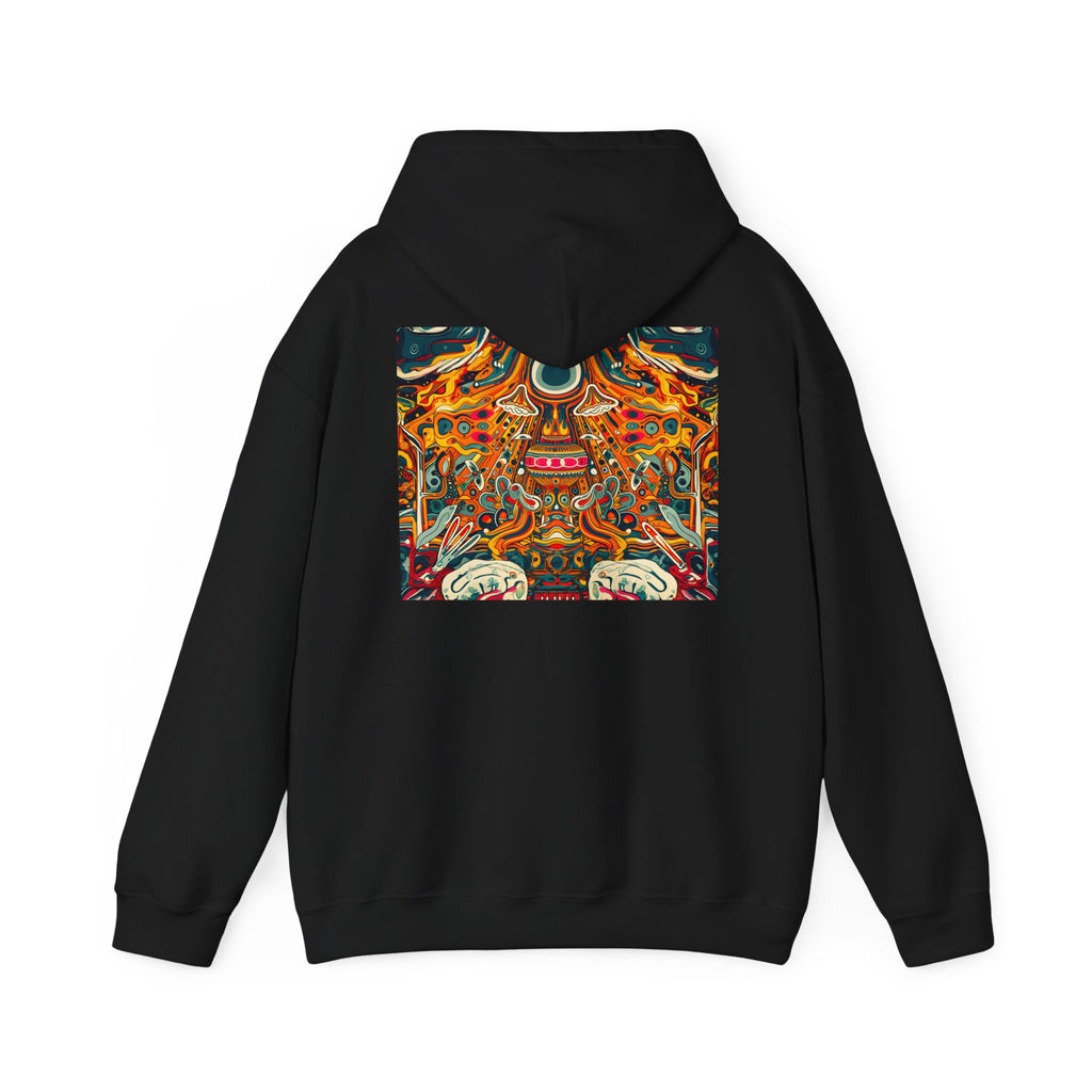 Psychedelic Abstract Hoodie – Vibrant Trippy Art Pullover
