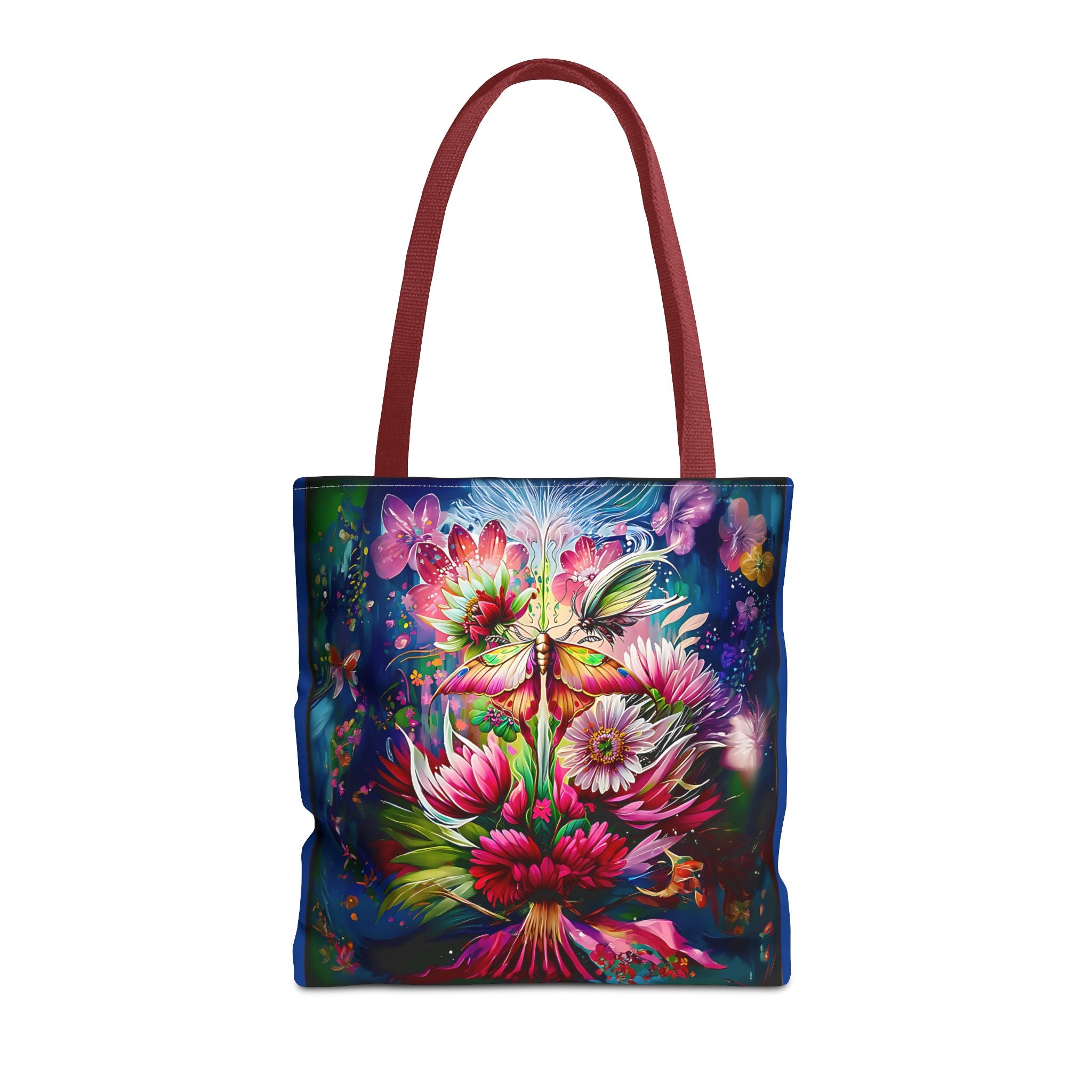 Floral Fantasy Tote Bag — Vibrant All-Over Print Blooming Bouquet
