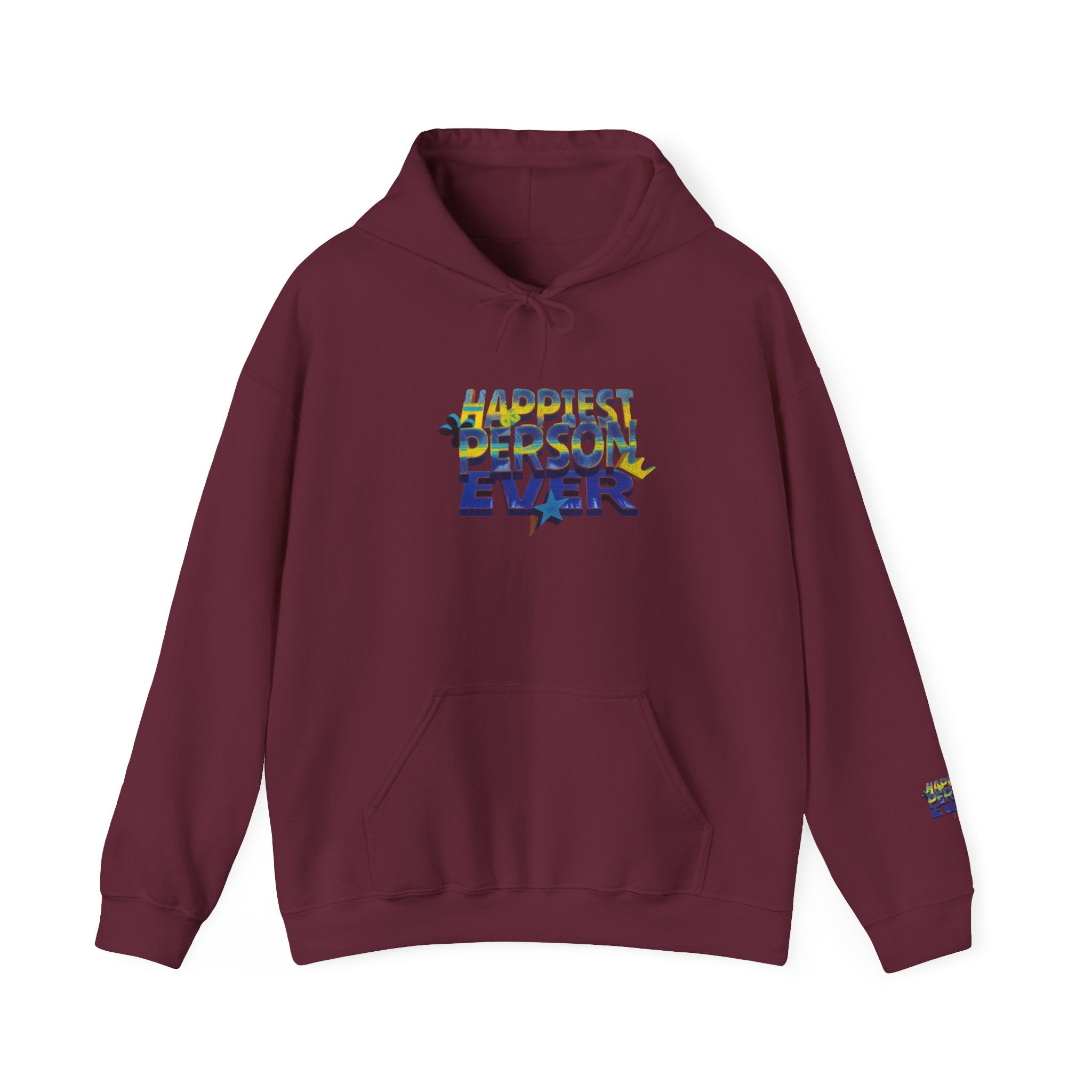 Happy Person Hoodie — Colorful Psychedelic Eye Art Pullover