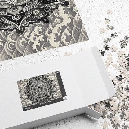 Intricate Mandala Puzzle | 110, 252, 520, 1014-Piece | Mindfulness Gift, Home Decor, Relaxation, Family Fun, Meditation