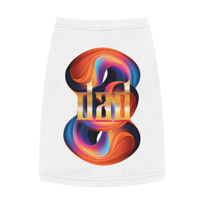 Vibrant Pet Tank Top with Colorful Design, Funny Pet Shirt, Dog Apparel, Cat Clothing, Pet Fashion, Summer Wear