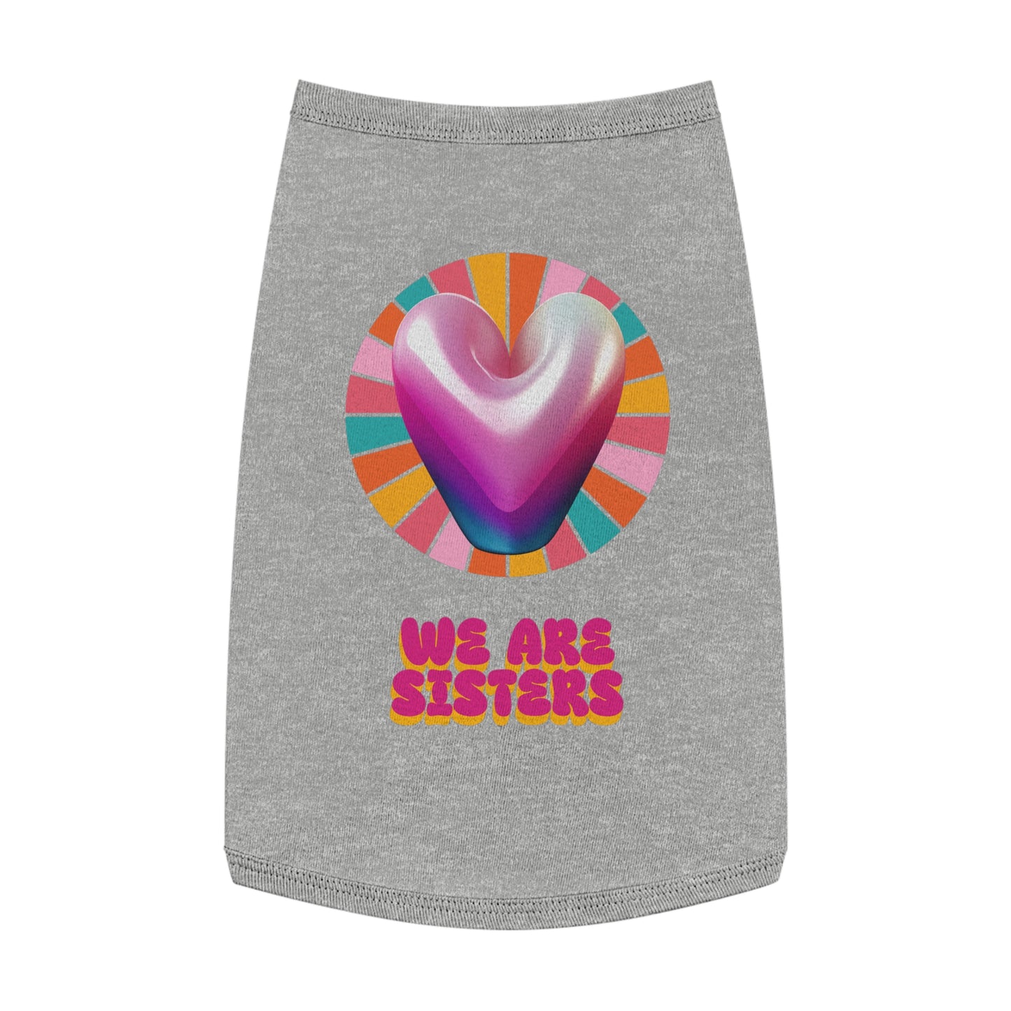 Joyful Pet Tank Top | We Are Sisters | Fun Dog Apparel, Summer Pet Wear, Cute Pet Gifts, Pet Fashion