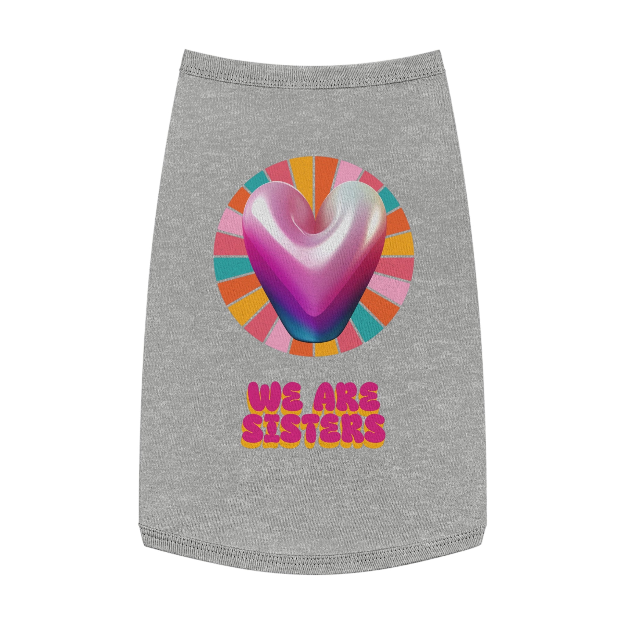 Joyful Pet Tank Top | We Are Sisters | Fun Dog Apparel, Summer Pet Wear, Cute Pet Gifts, Pet Fashion