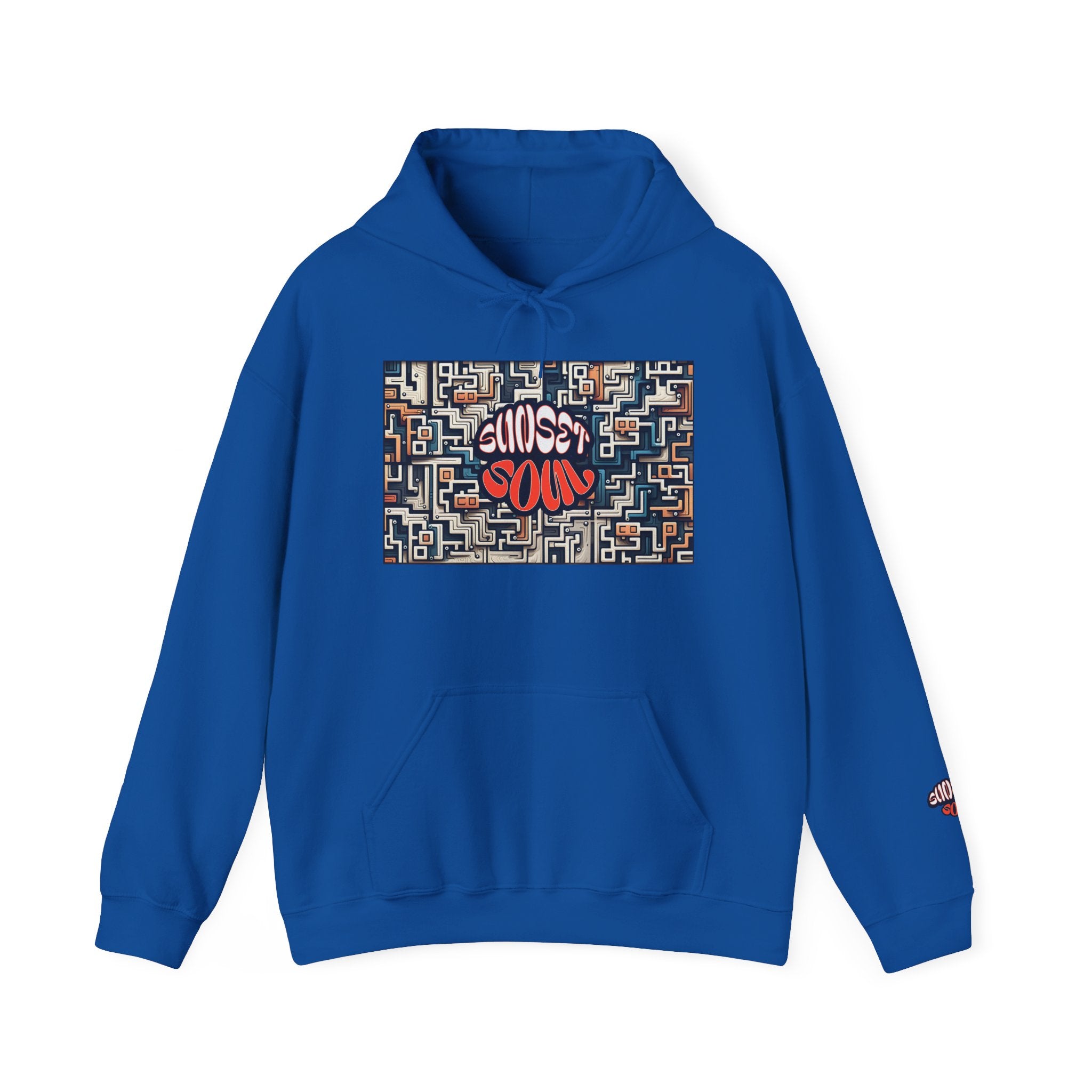 Choose Your Path Hoodie — Maze Graffiti Graphic Pullover