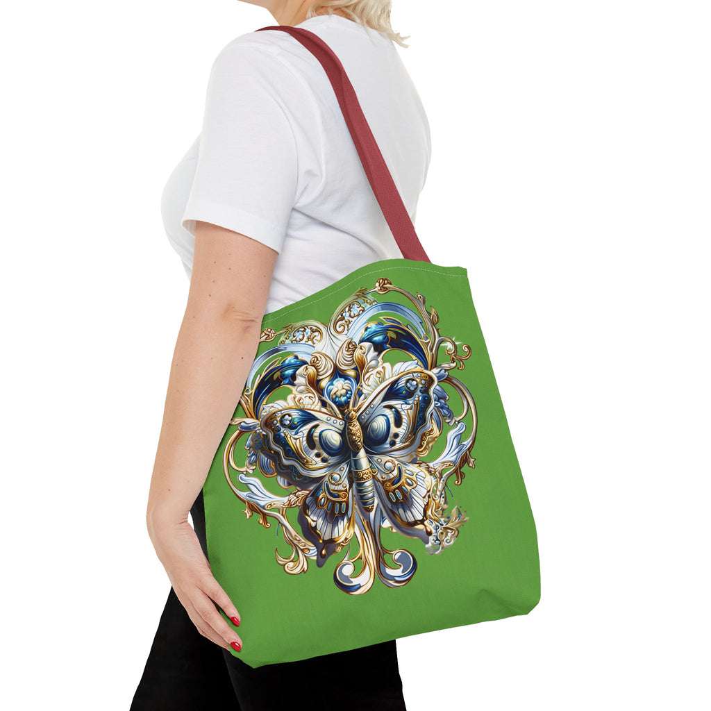 Butterfly Floral Tote Bag