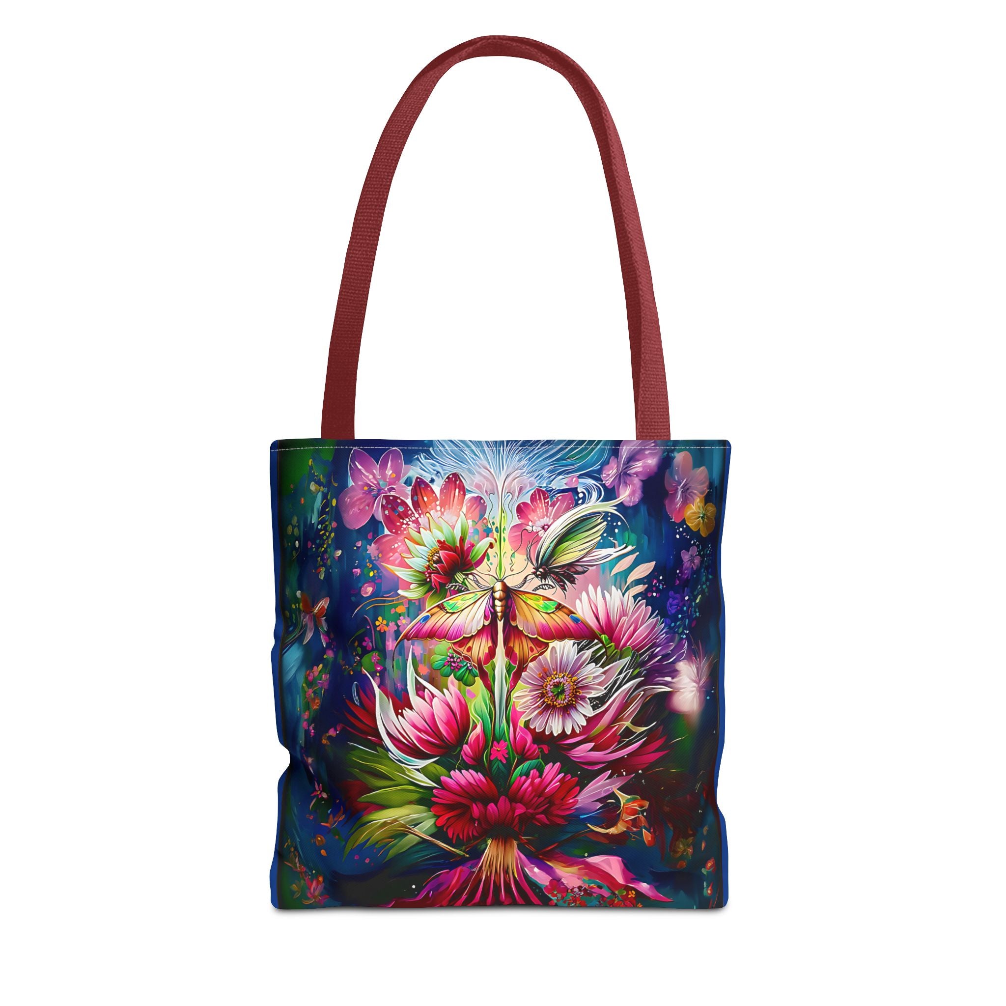 Floral Fantasy Tote Bag — Vibrant All-Over Print Blooming Bouquet