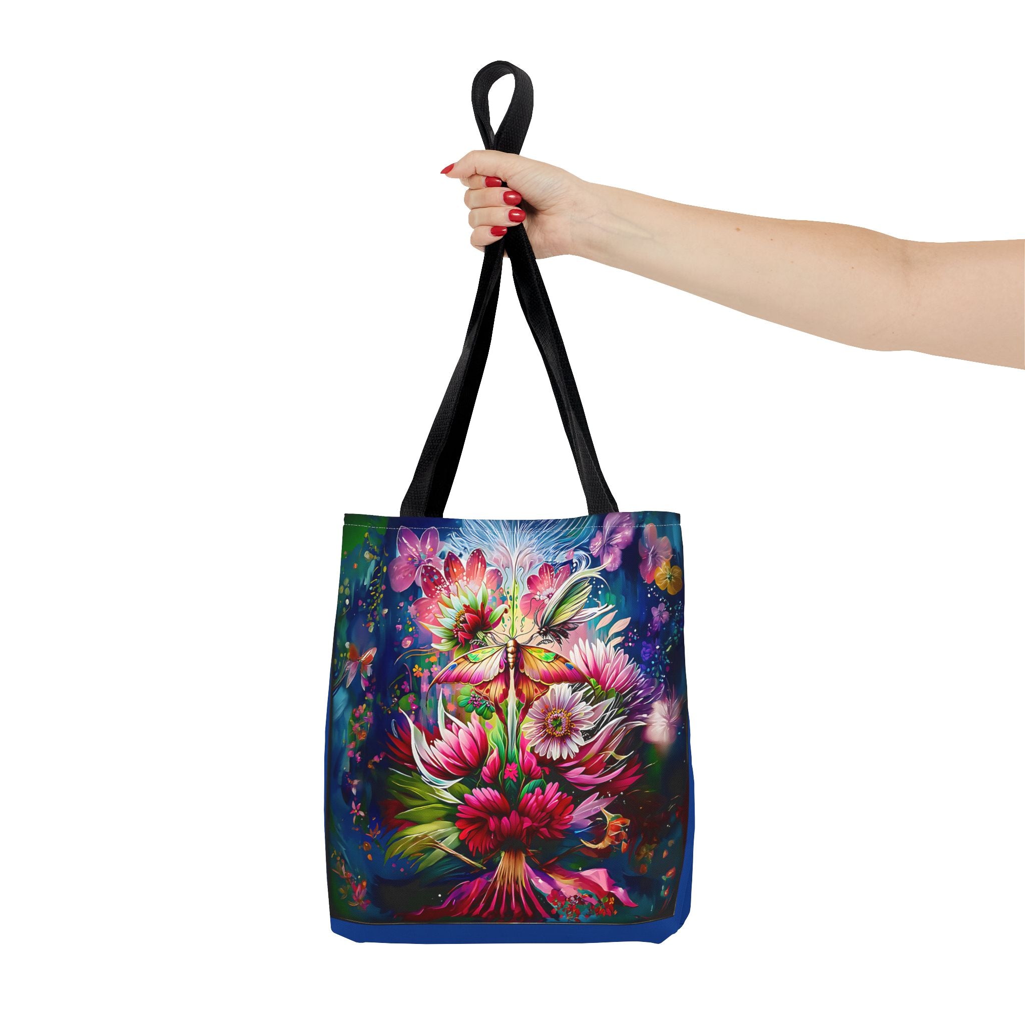 Floral Fantasy Tote Bag — Vibrant All-Over Print Blooming Bouquet