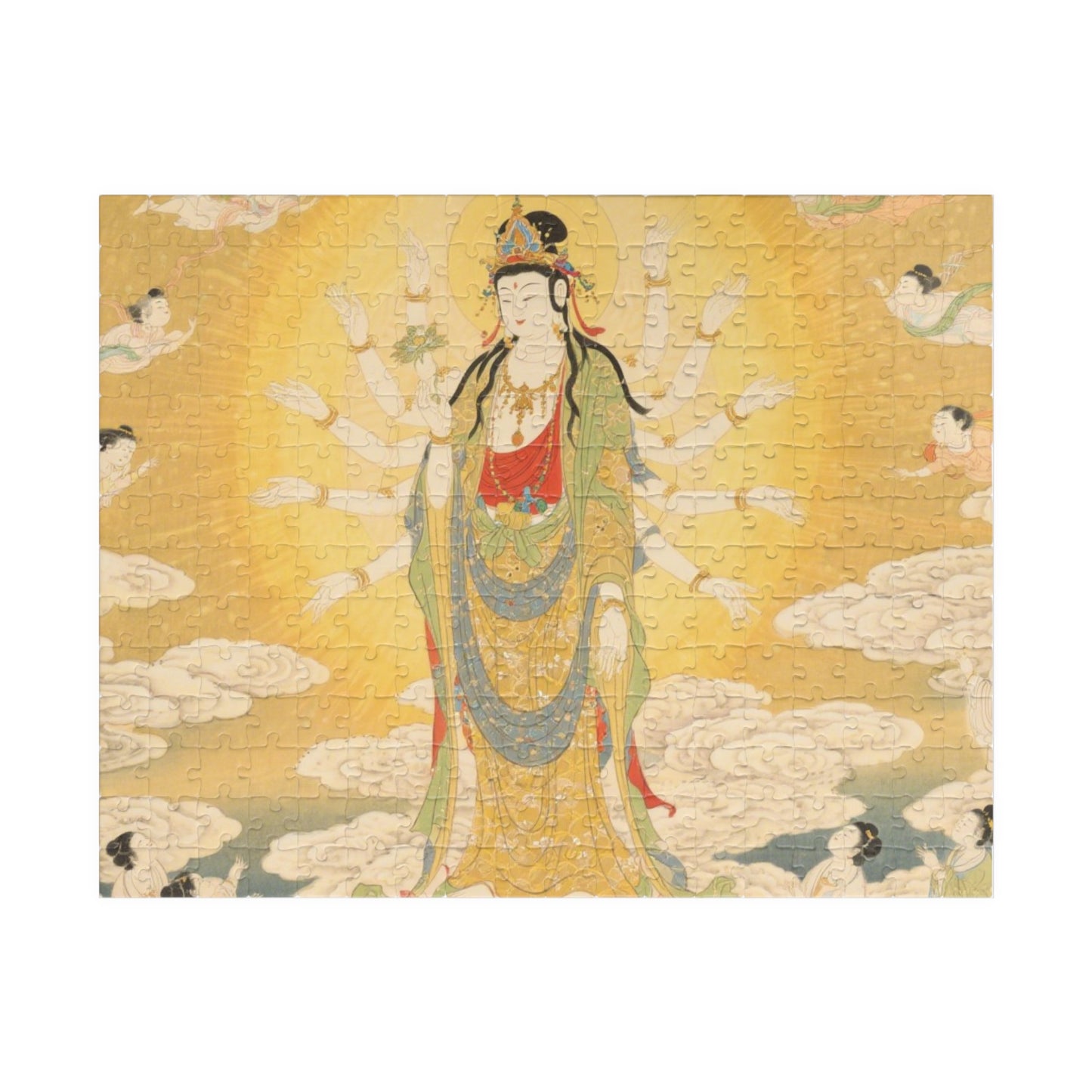 Serene Buddha Puzzle - 1014 Piece, Meditation Art, Perfect Gift for Mindfulness, Family Bonding Activity, Home Decor