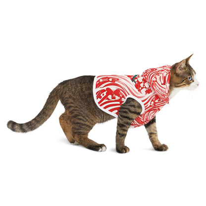 Stylish Pet Hoodie for Your Best Friend, Valentine's Gift, Cute Pet Clothing, Cozy Dog Sweater, Red Heart Design