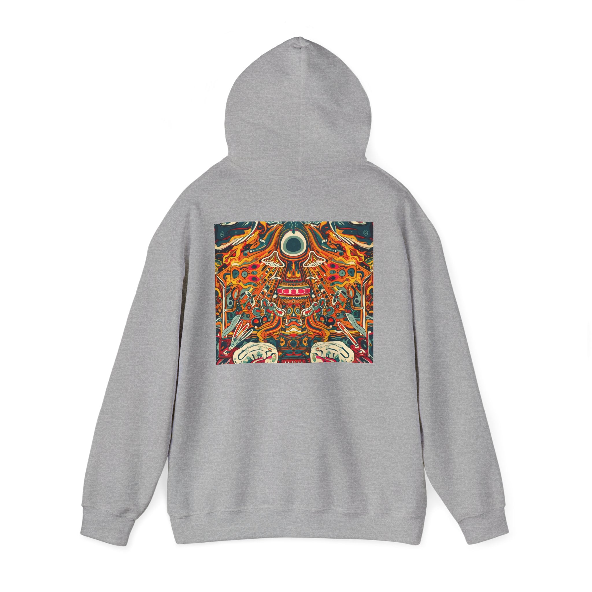 Psychedelic Abstract Hoodie – Vibrant Trippy Art Pullover