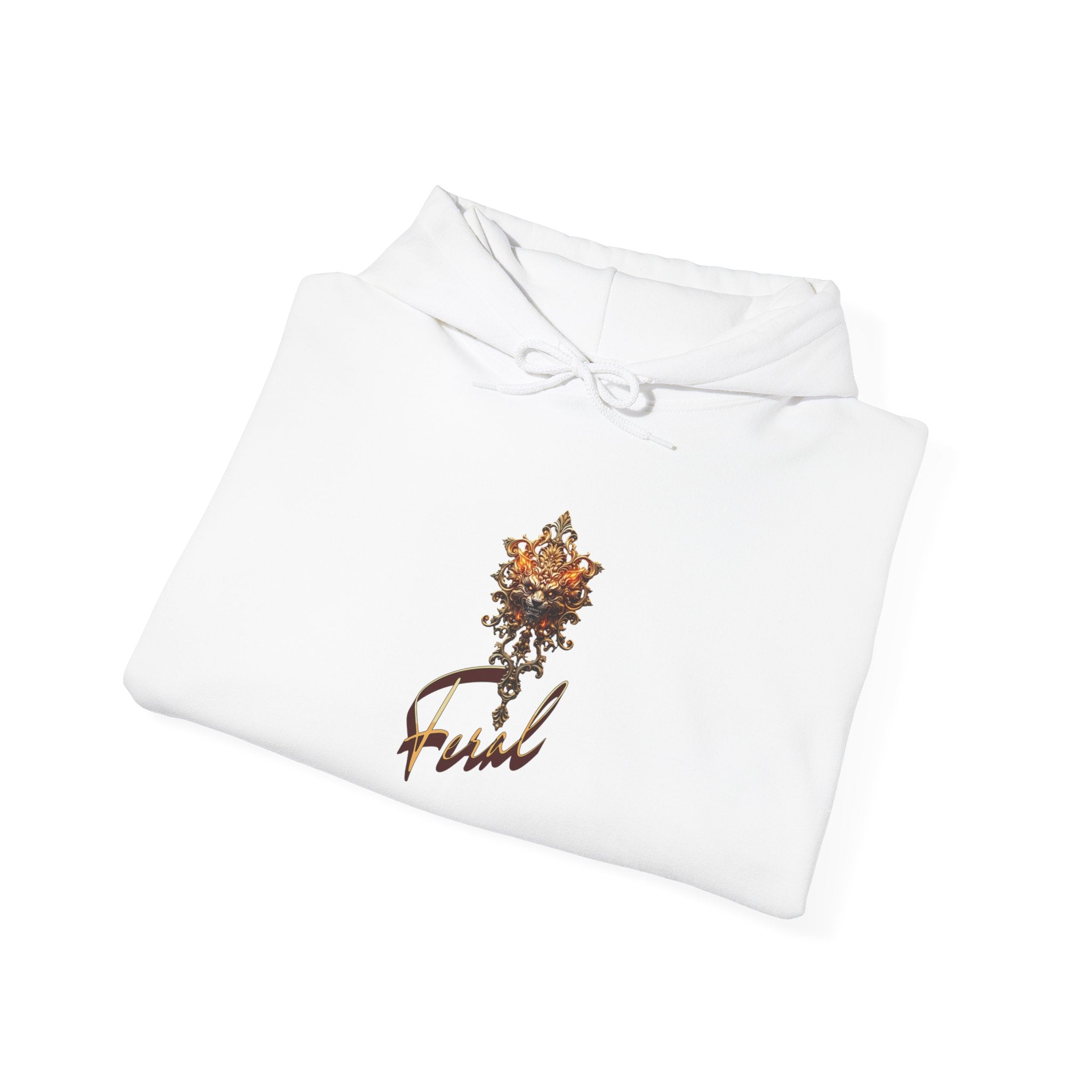 Leo Pride Hoodie — Gold Lion Art "Be Fierce" Sweatshirt