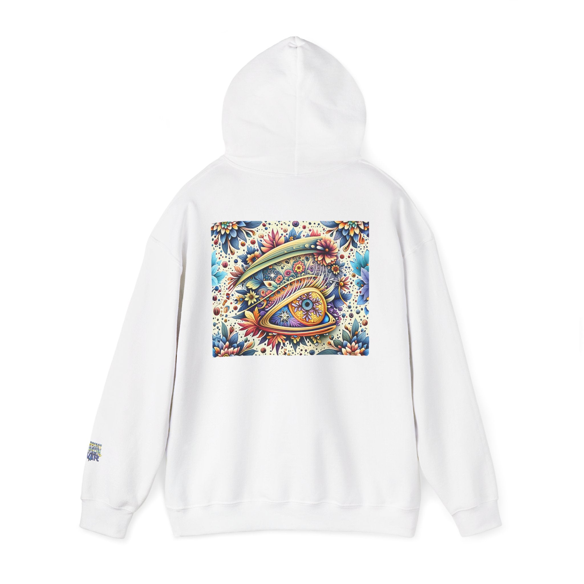 Happy Person Hoodie — Colorful Psychedelic Eye Art Pullover