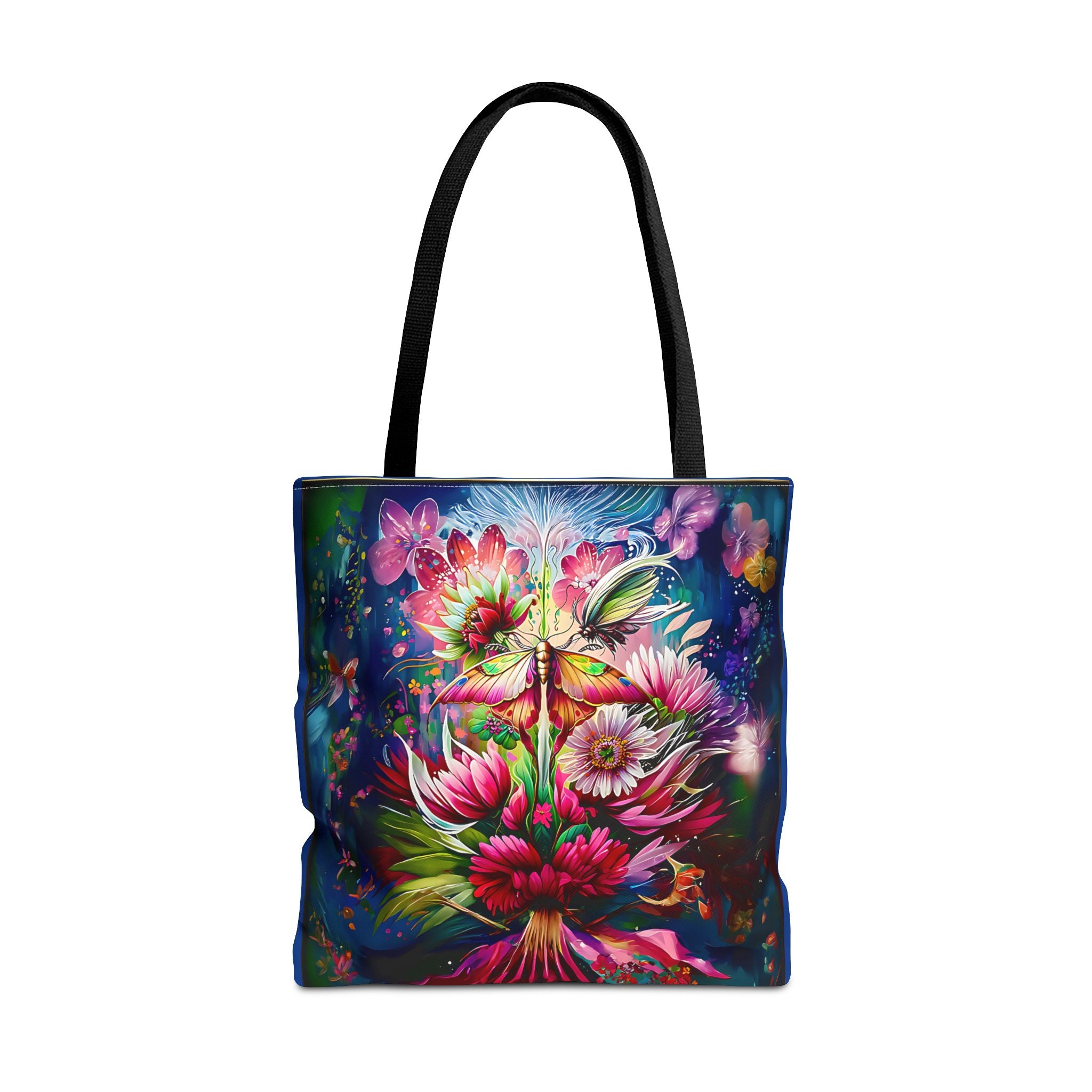 Floral Fantasy Tote Bag — Vibrant All-Over Print Blooming Bouquet