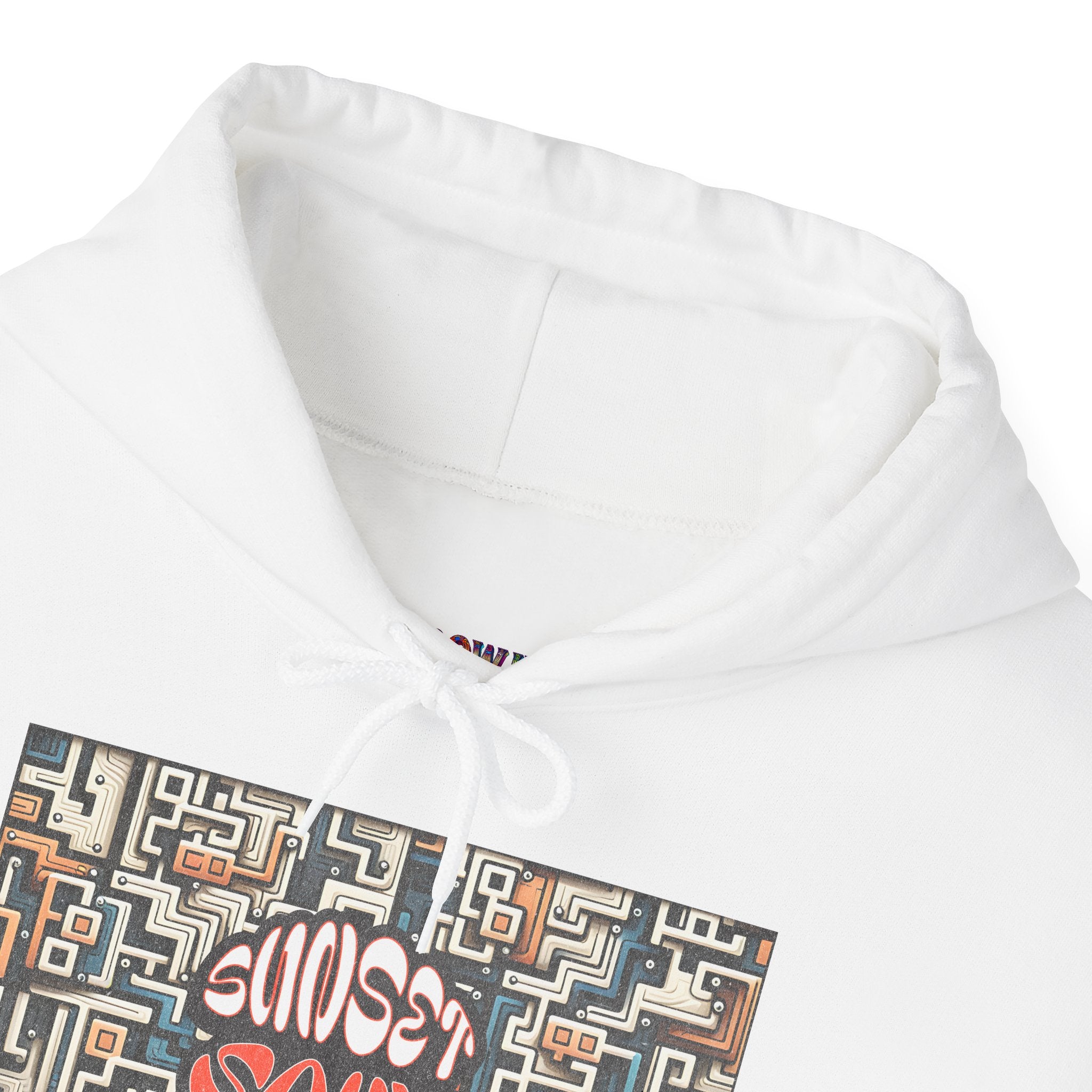 Choose Your Path Hoodie — Maze Graffiti Graphic Pullover