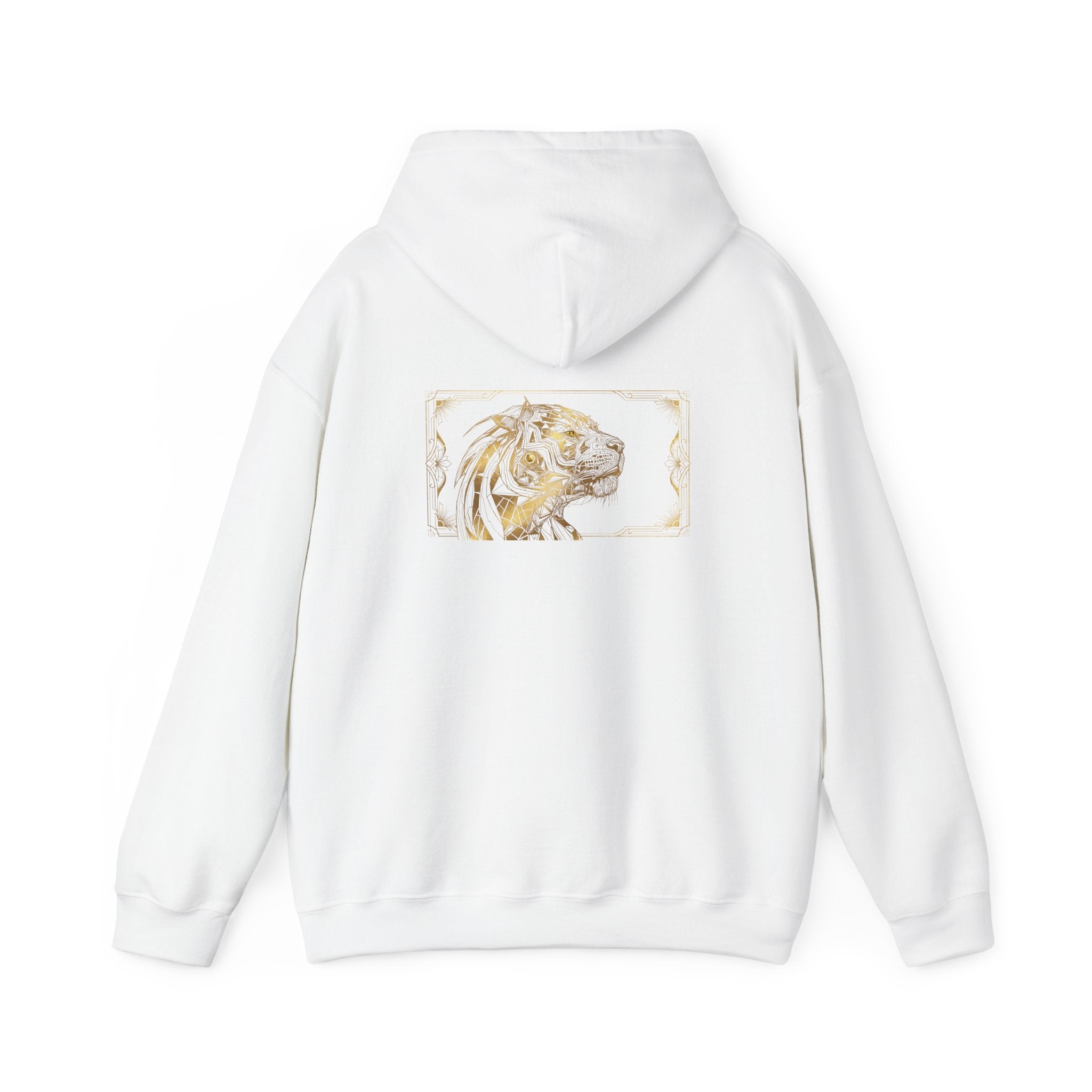 Leo Pride Hoodie — Gold Lion Art "Be Fierce" Sweatshirt