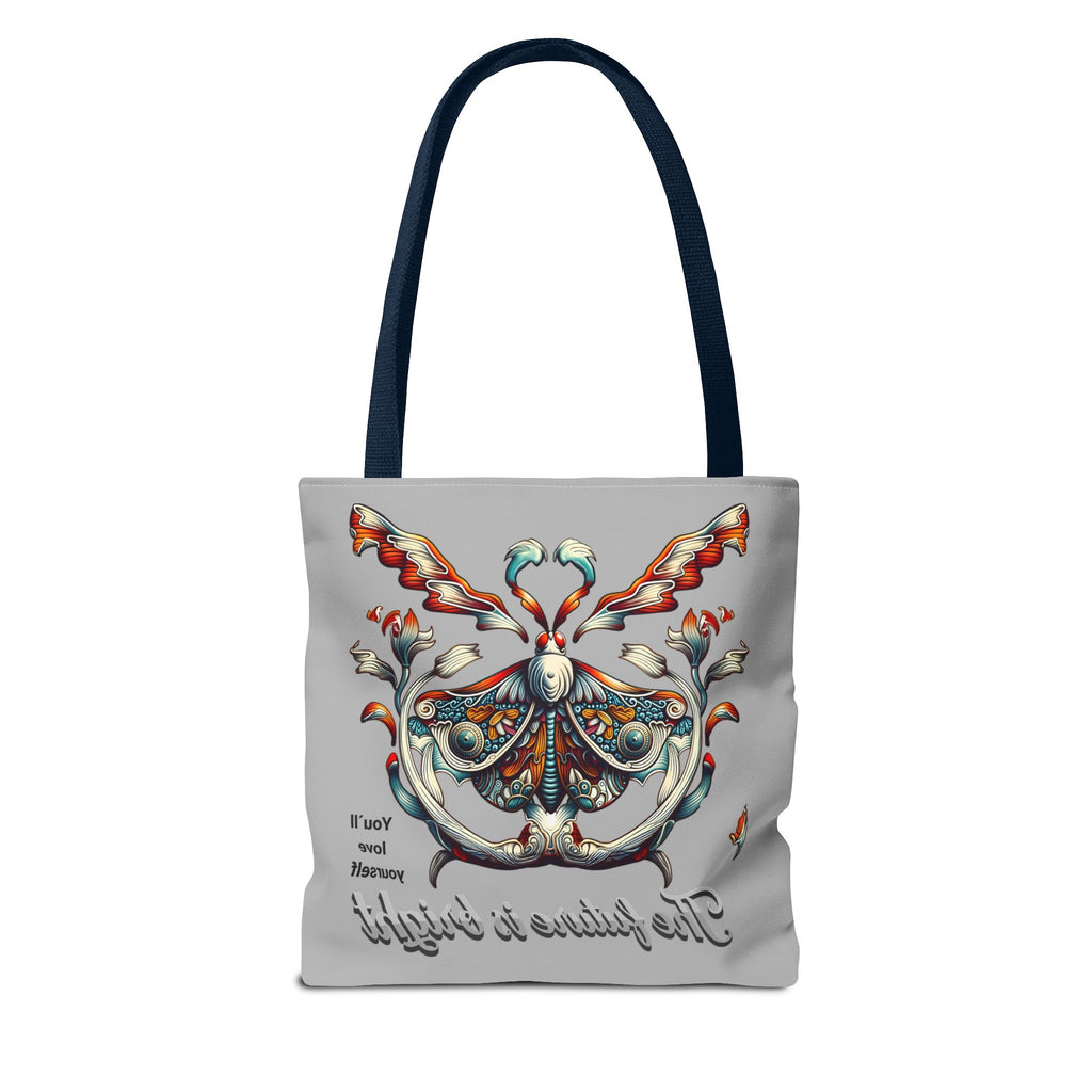 Tote Bag — 'The Future Is Bright' Decorative Butterfly Tote