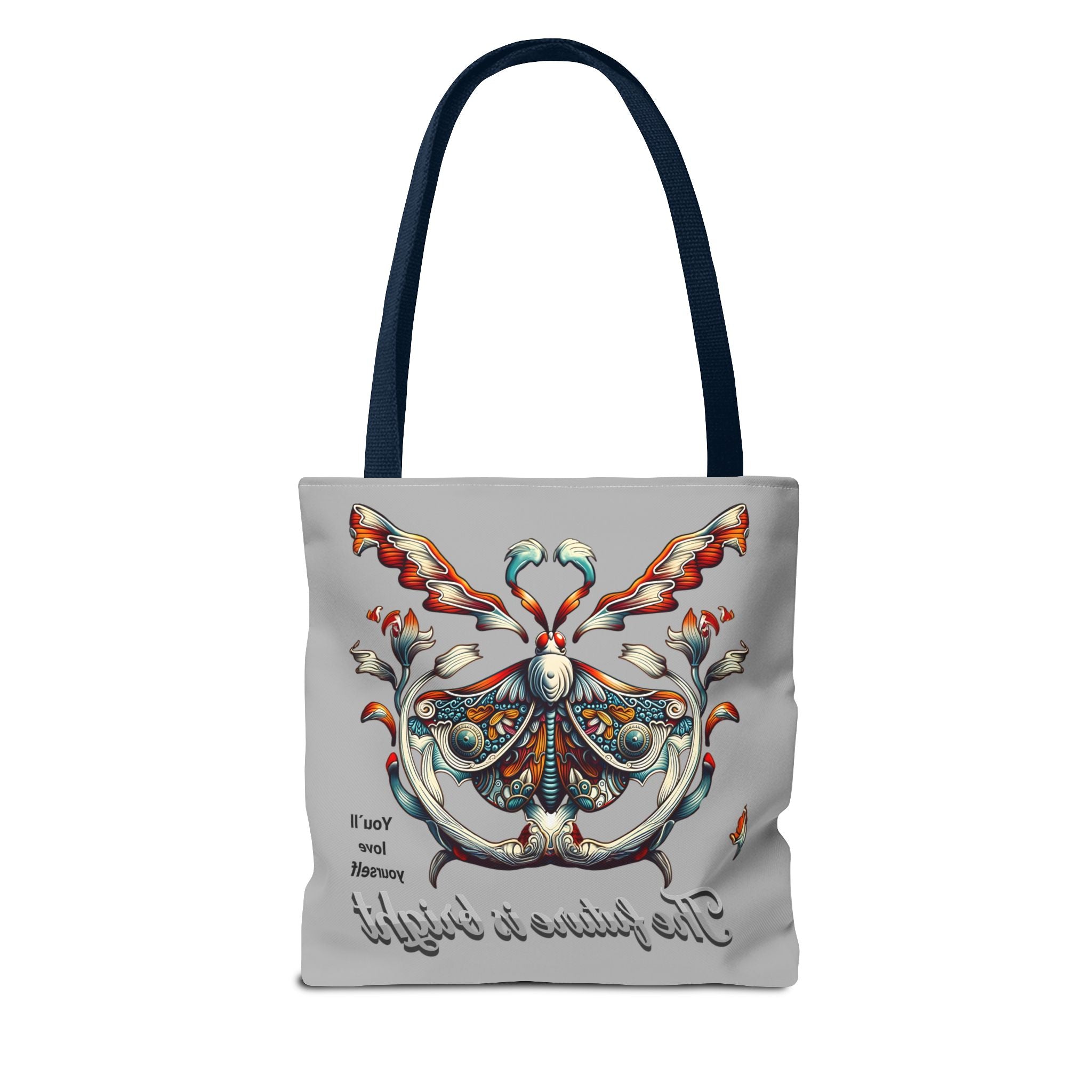 Tote Bag — 'The Future Is Bright' Decorative Butterfly Tote