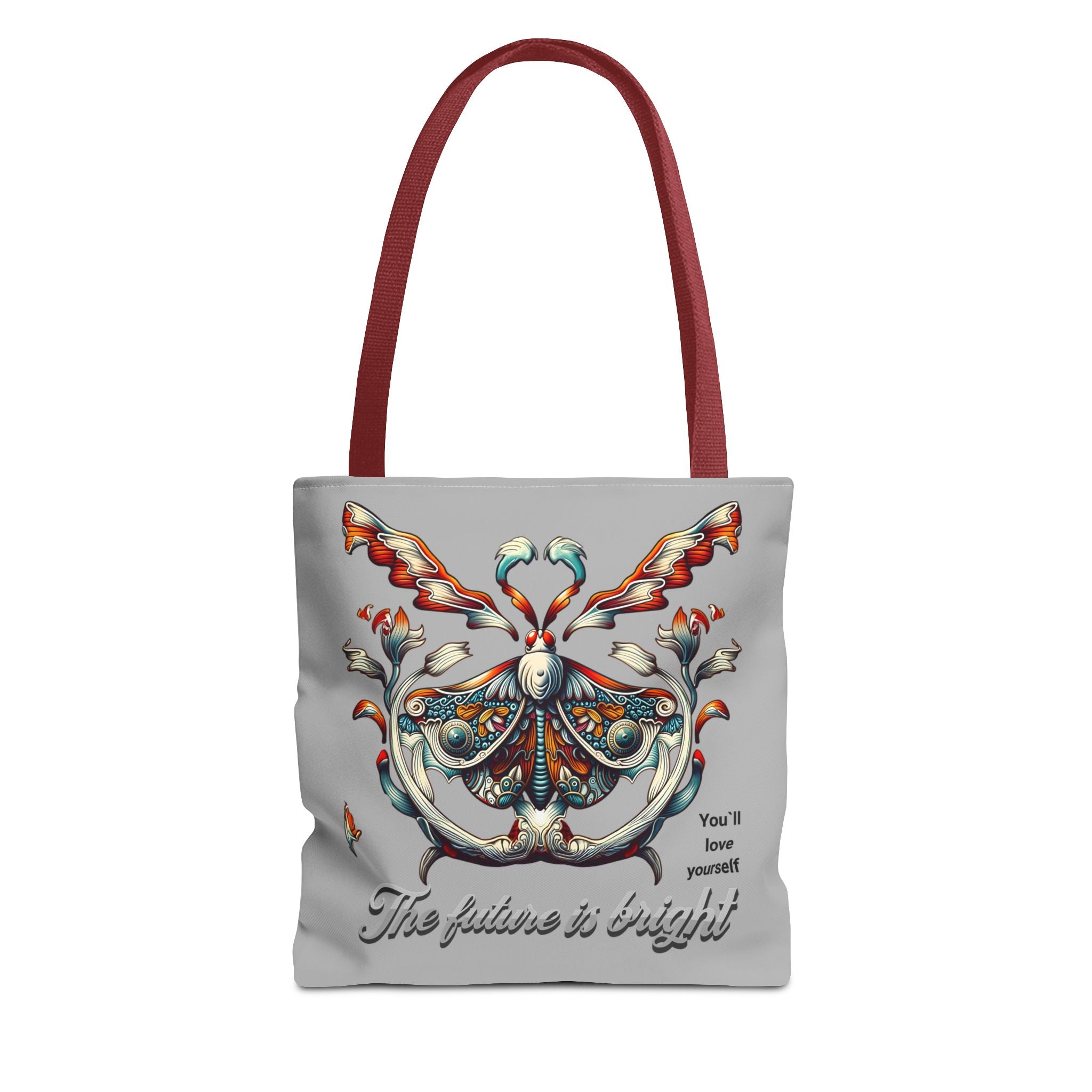 Tote Bag — 'The Future Is Bright' Decorative Butterfly Tote