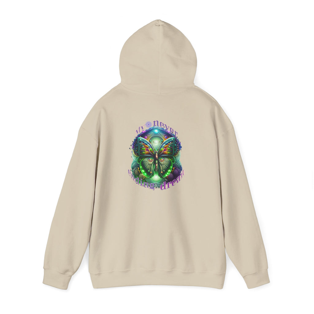 Enchanted Butterfly Hoodie - Cozy Unisex Sweatshirt, Nature Lover Gift, Cool Streetwear, Eco-Friendly Apparel, Festival Wear